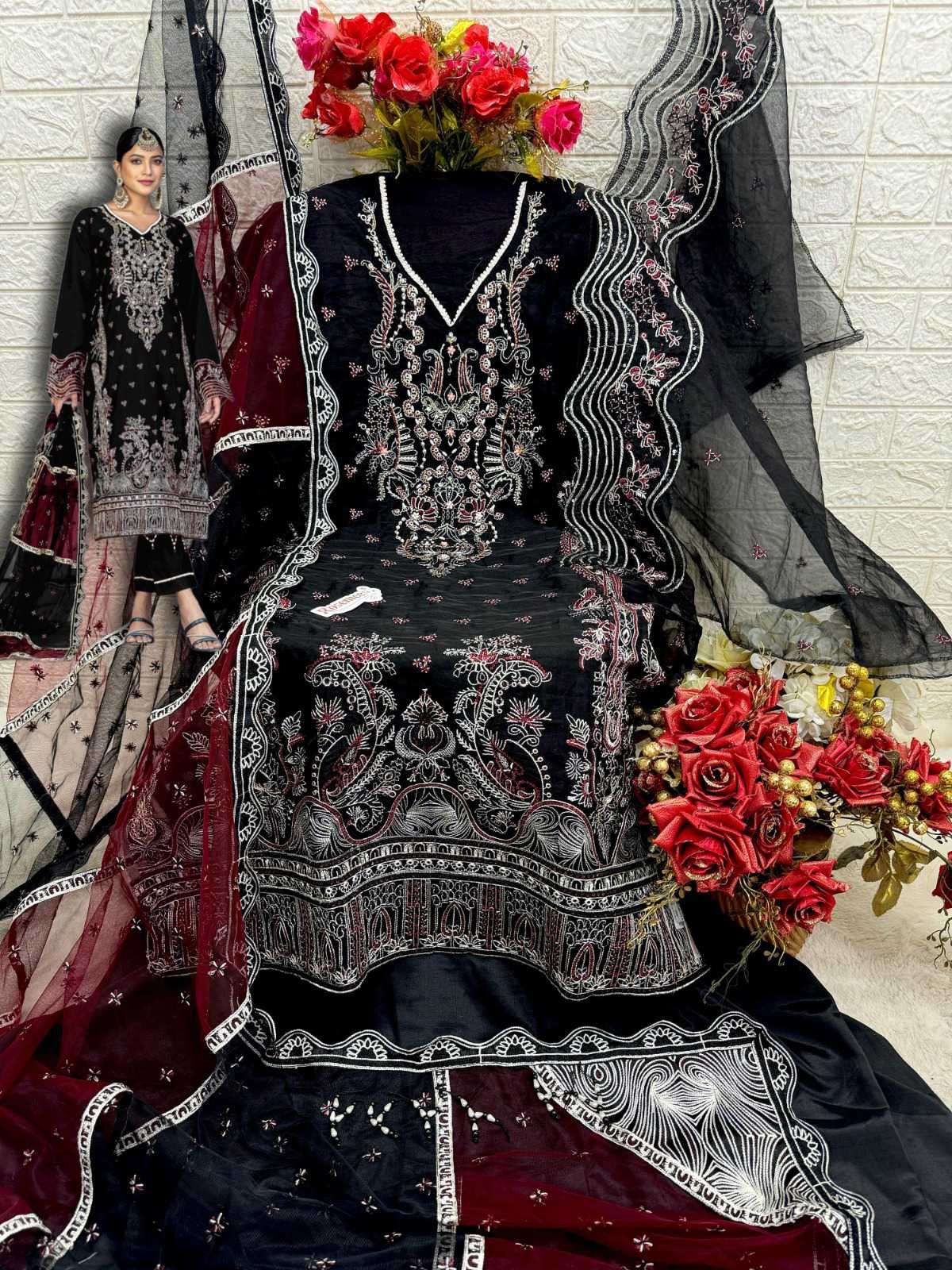 Fepic C 1803 Colors Wedding Wear Pakistani Dress Catalog Exporters view 5