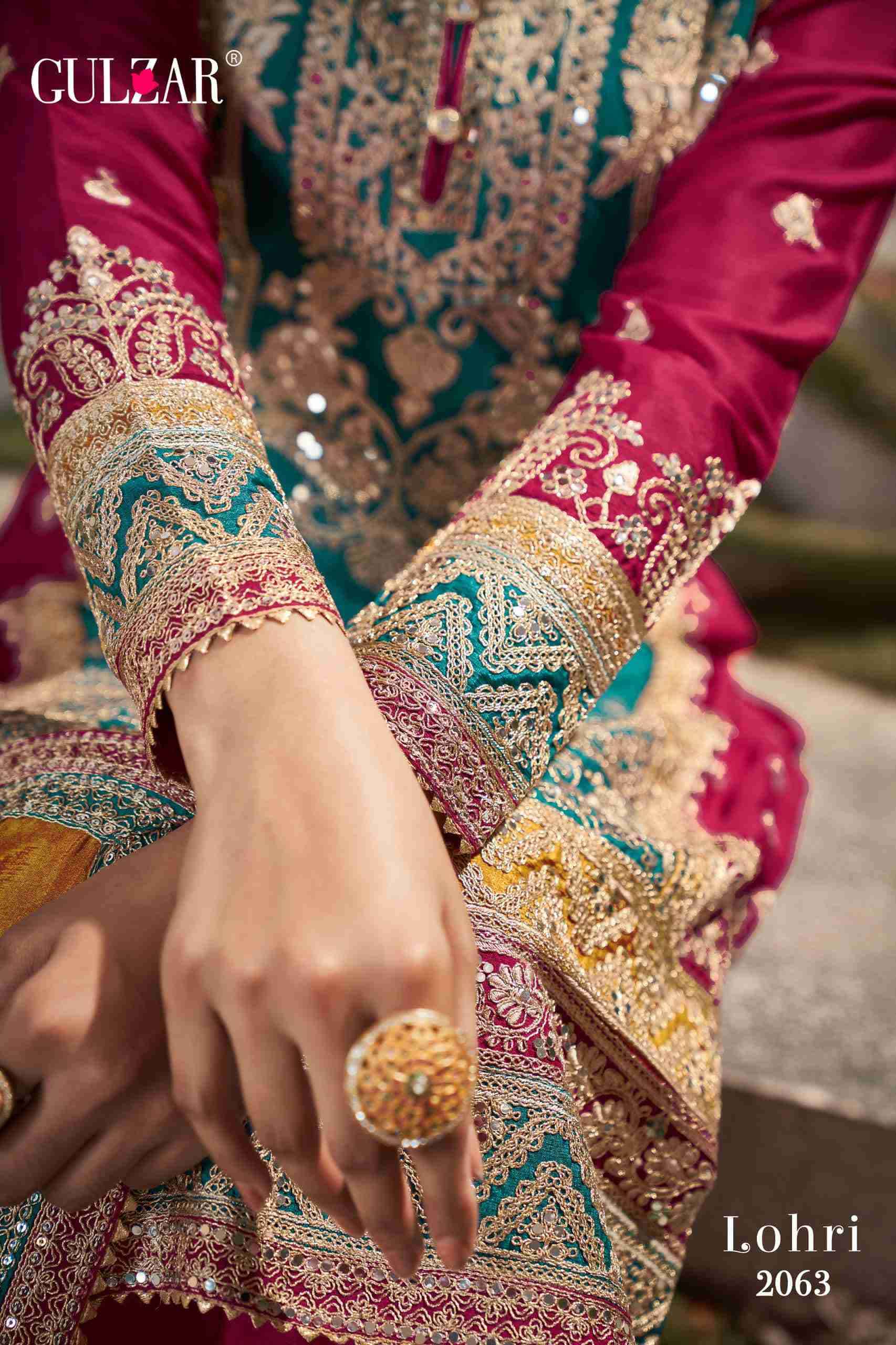 Gulzar Lohri 2061 To 2063 Readymade Designer Wedding Wear Dress Latest Designs view 10