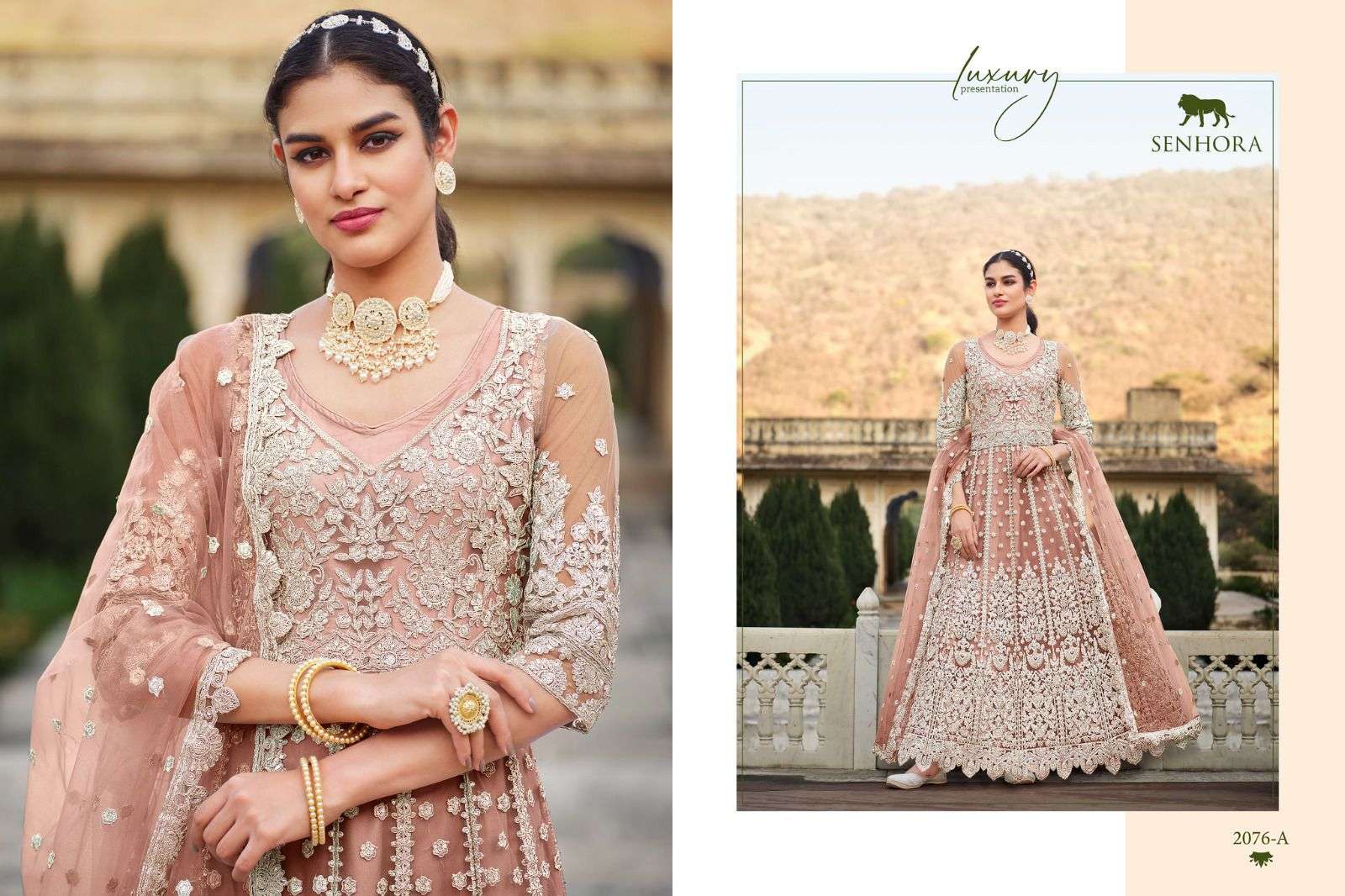 Senhora Anokhi 2076 Colors Latest Designer Anarkali Gown Partywear Collection view 3