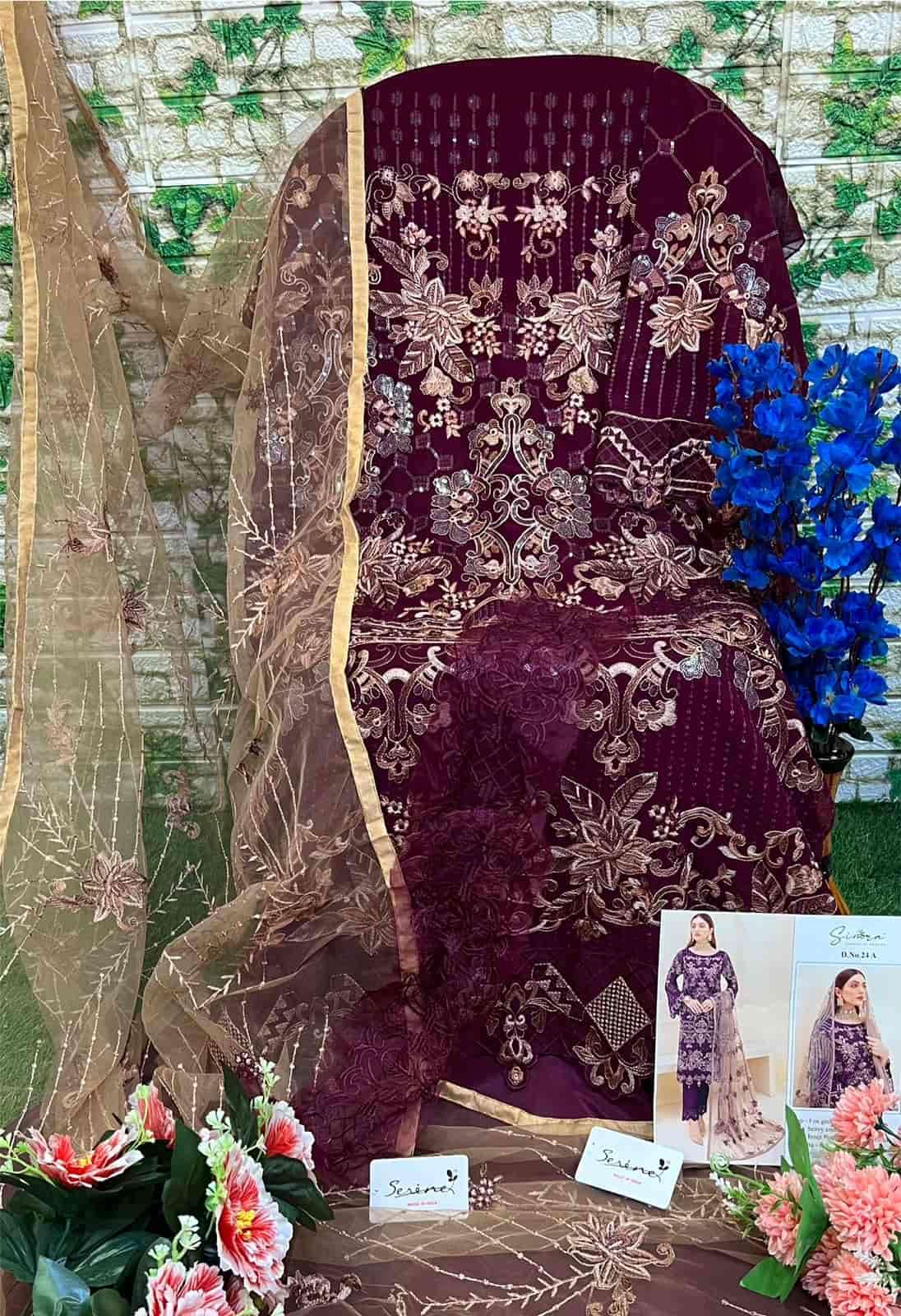 Simra Festive Georgette Embroidered Salwar Suit view 8