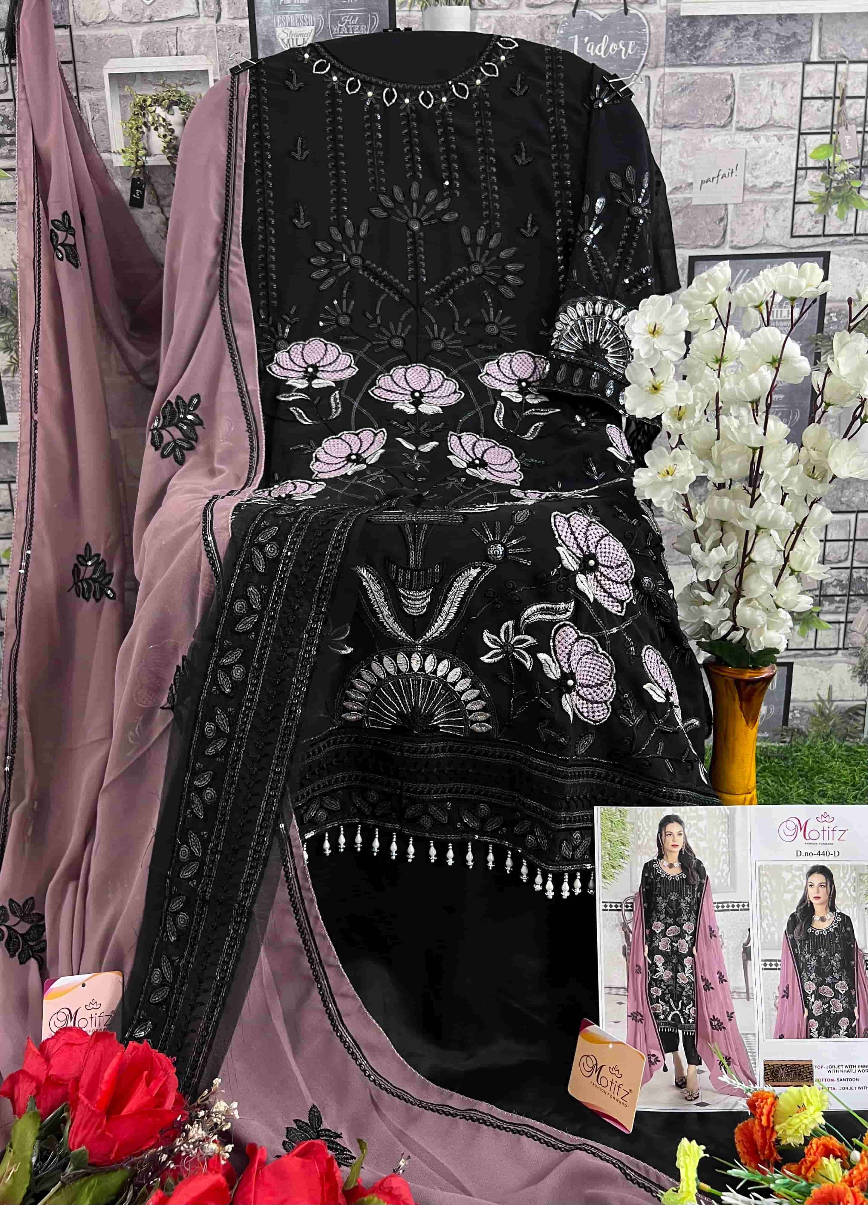 Motifz 440 Colors Pakistani Festive Wear Style Designer Salwar Suit Wholesalers view 8