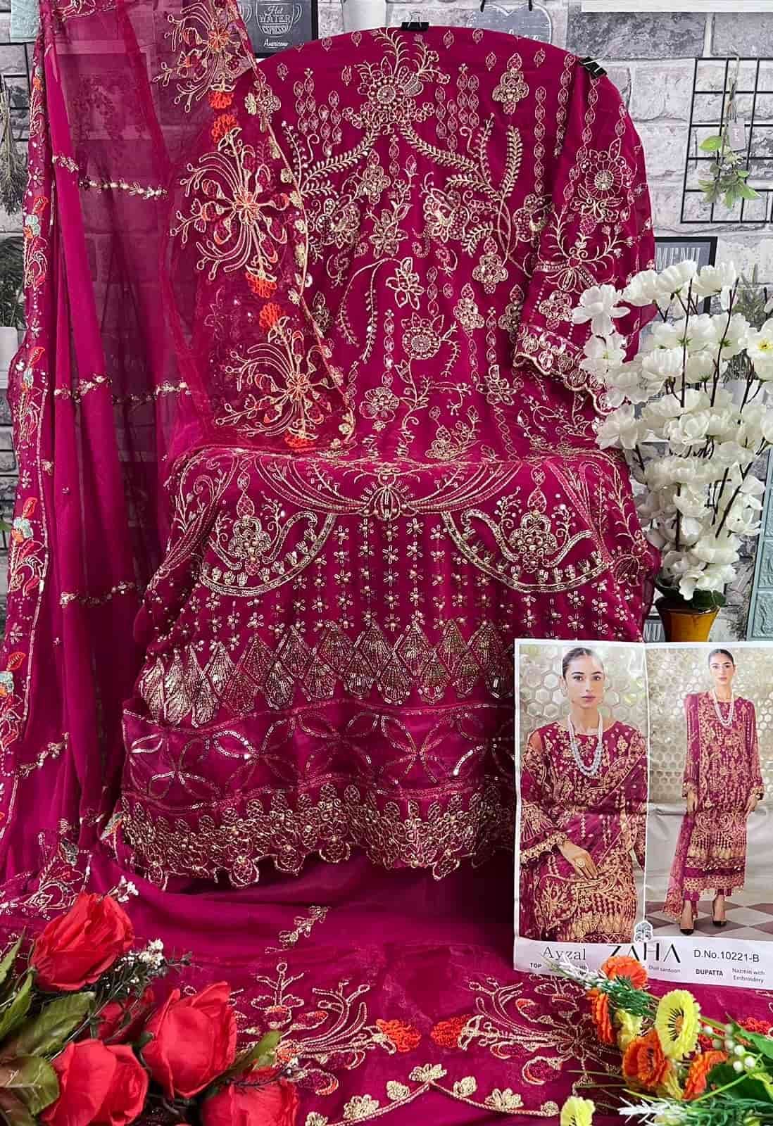 Zaha Ayzal Vol 1 Pakistani Latest Designs Style Wedding Wear Suit Wholesalers view 6