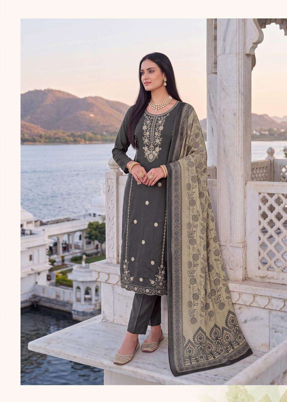 Rahi Fab Ruhani Gul Vol 1 Premium Wear Cotton Dress view 9
