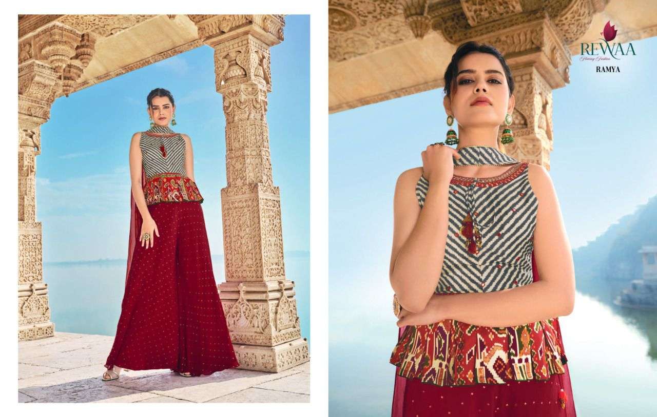 Rewaa Parampara Vol 1 Designer Exclusive party Wear Readymade Collection view 6
