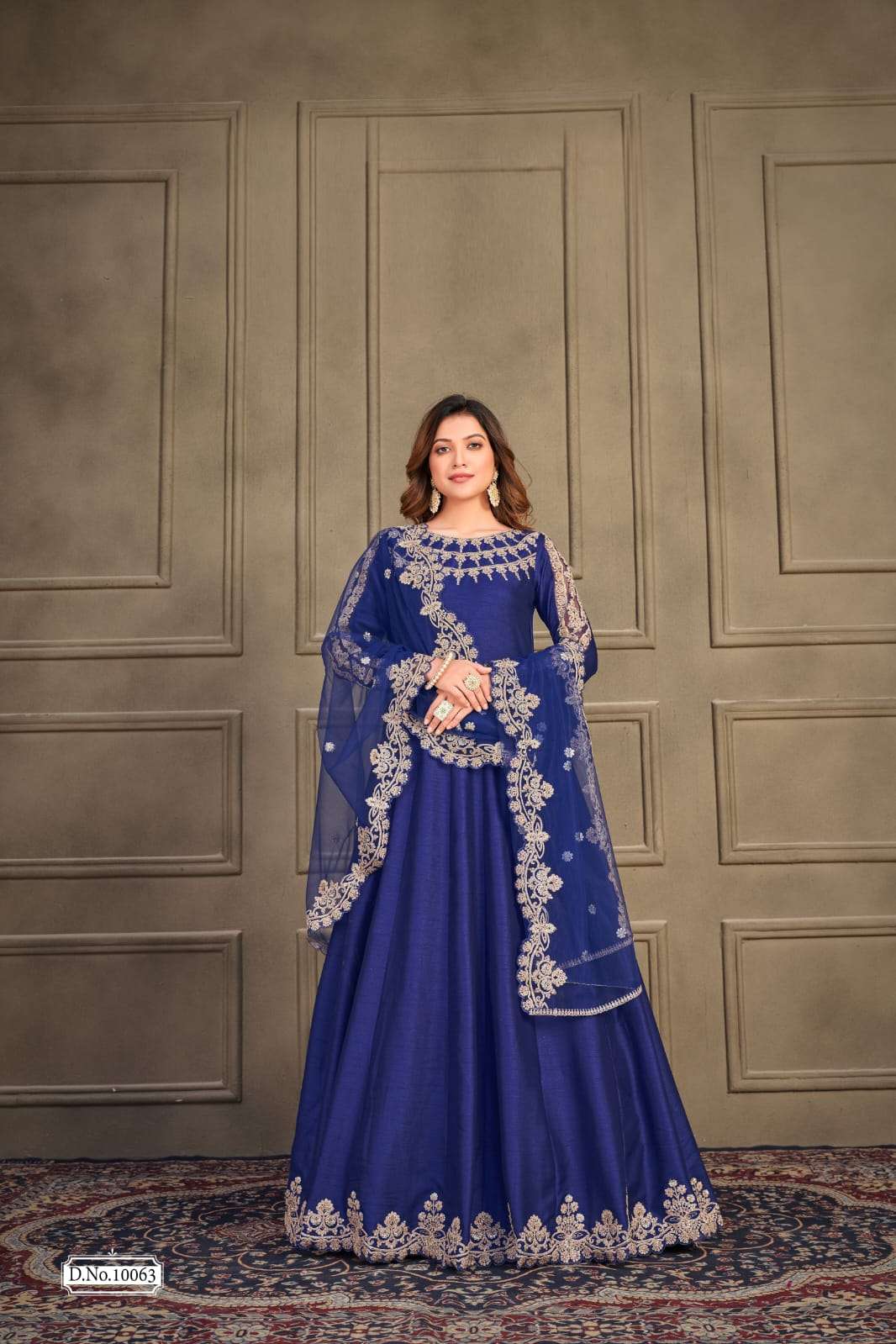 Anjubaa Vol 6 Art Silk Anarkali Party Dress view 5