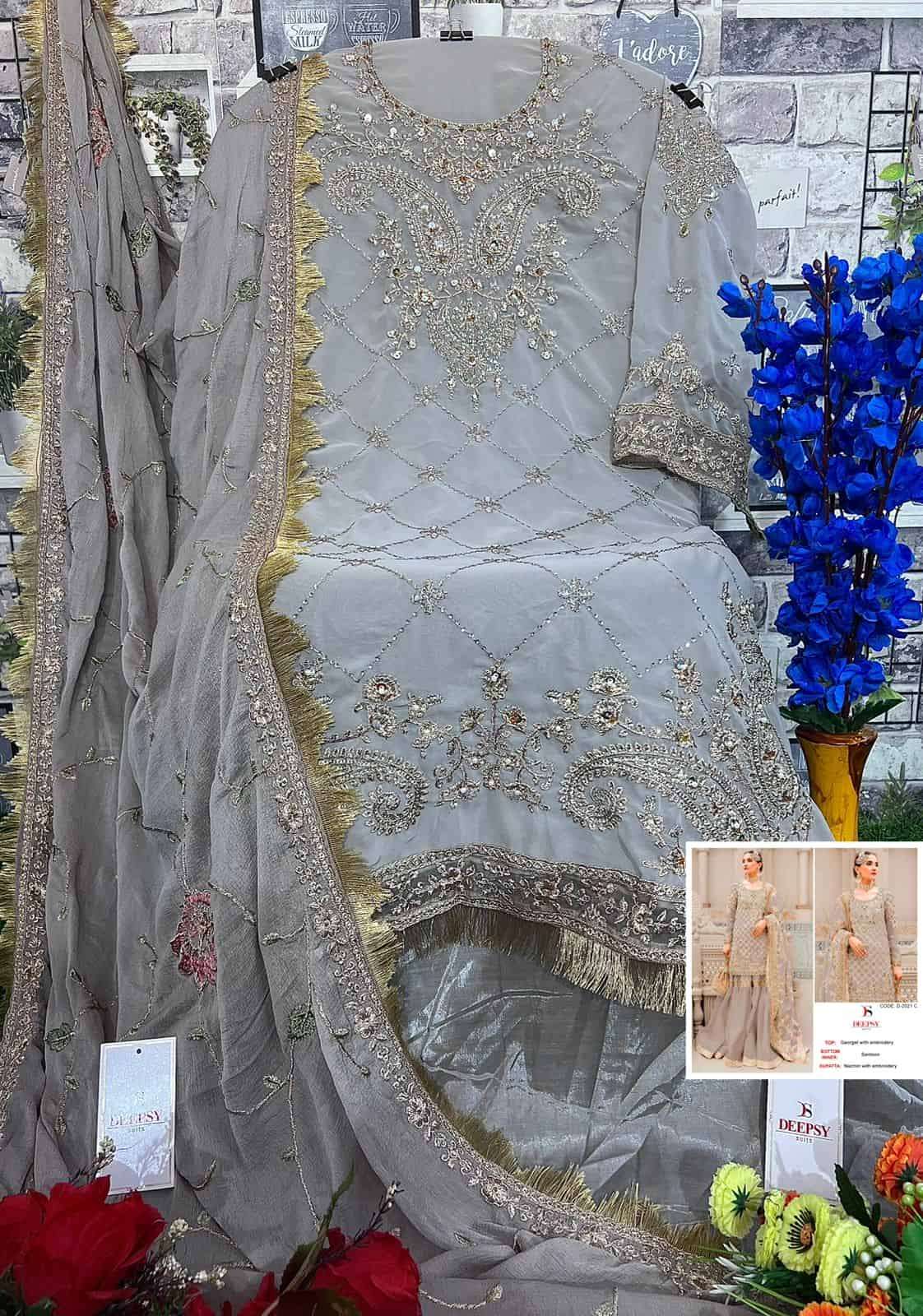 Deepsy D 2021 Colors Pakistani Heavy Designer Style Festive Wear Salwar Suit Wholesalers view 7