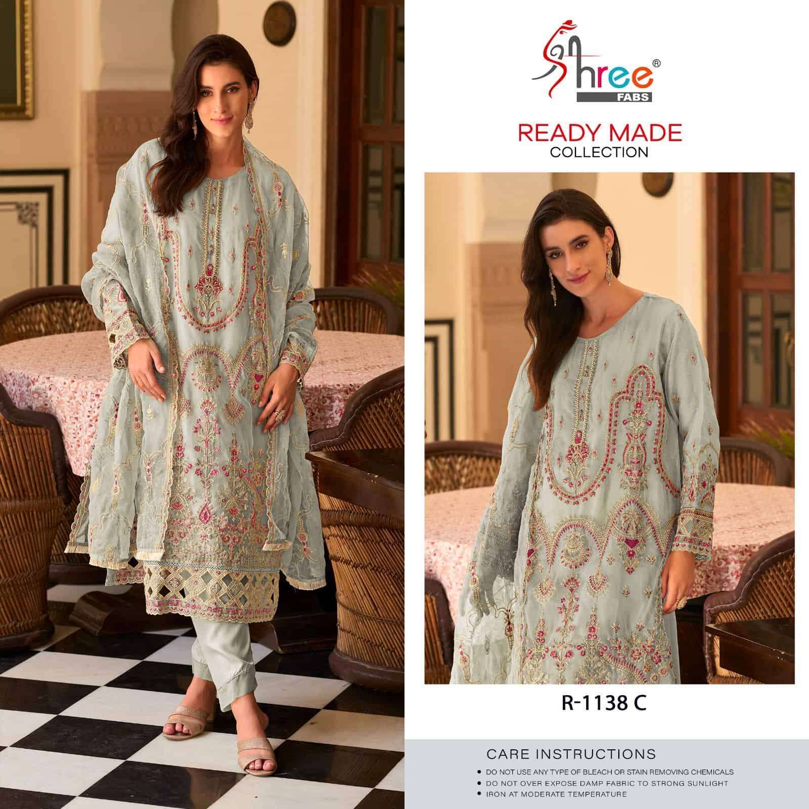 Shree Fabs R 1138 Colors Pakistani Festive Wear Style Designer Readymade Collection view 2