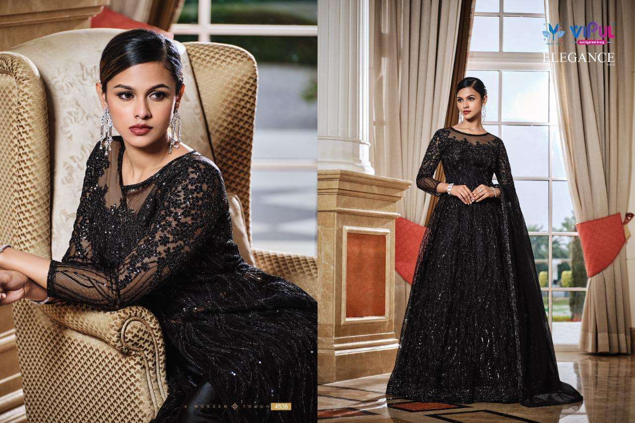 Vipul Elegance Vol 2 Nx Designer Anarkali Gown Party Wear Suit view 7