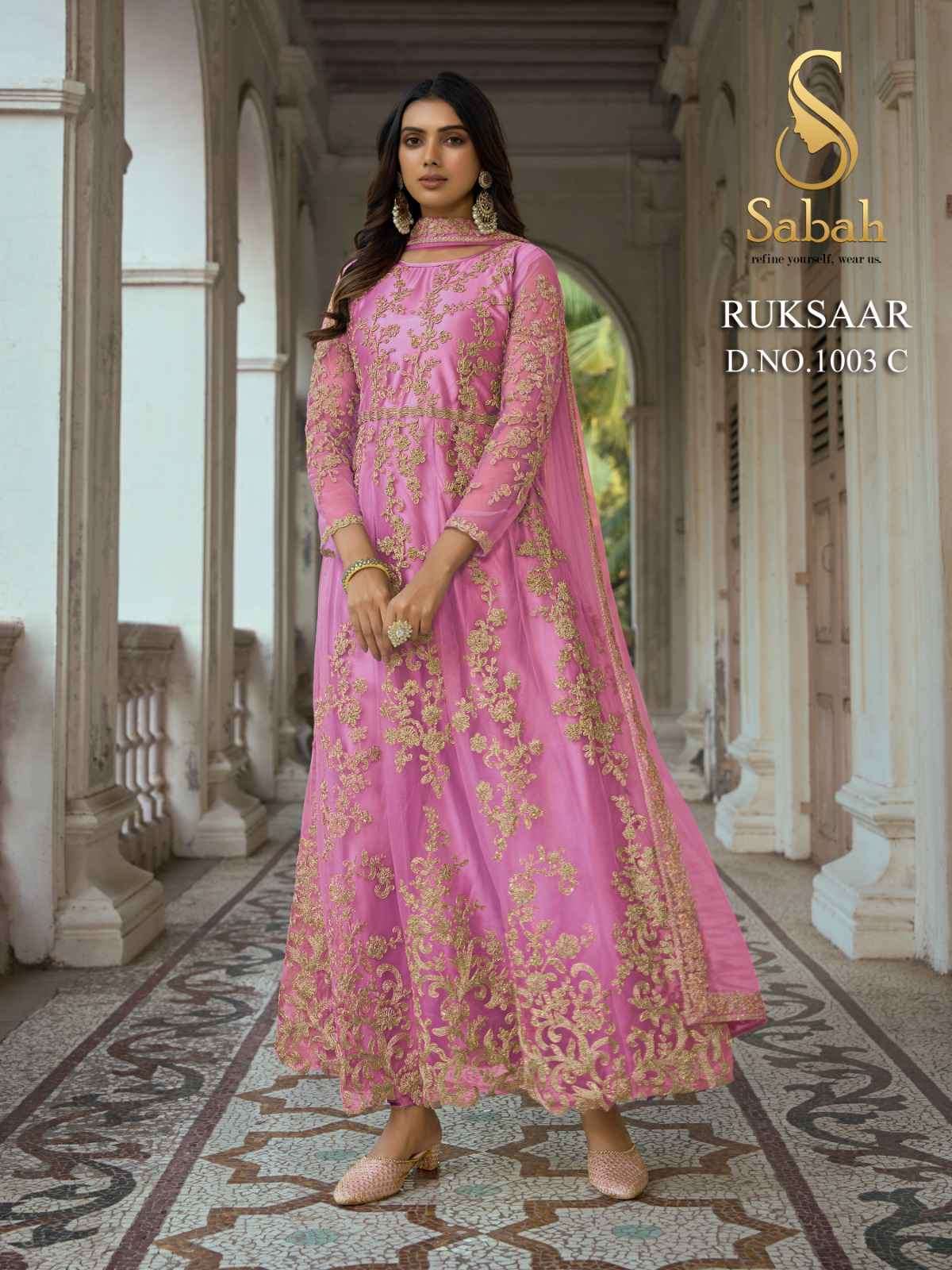 FK Fashion Sabah Ruksaar 1003 Colors Designer Wedding Wear Dress New Collection view 4