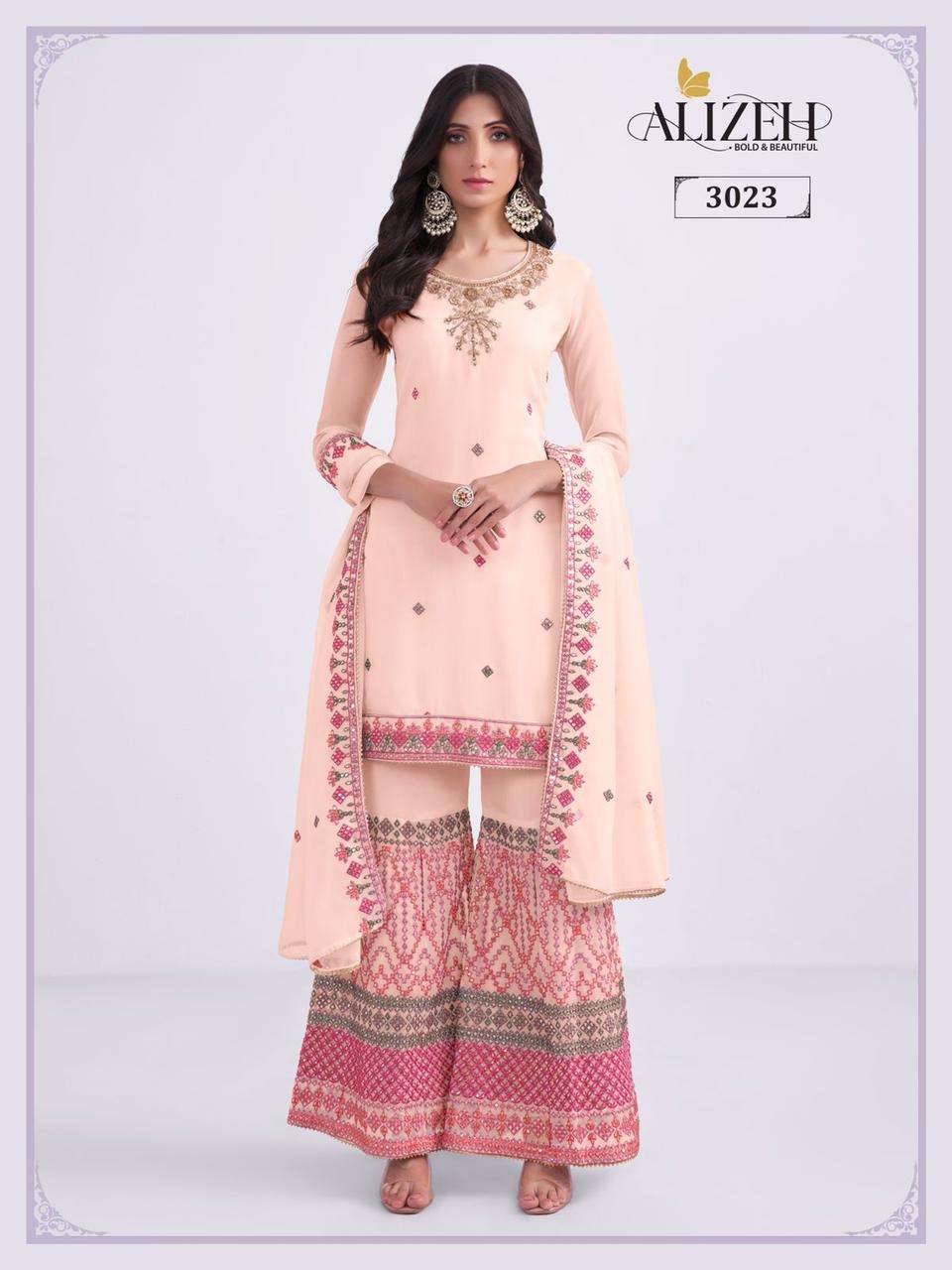 Alizeh Almora Vol 6 Party Wear Gharara Sharara Suit view 8