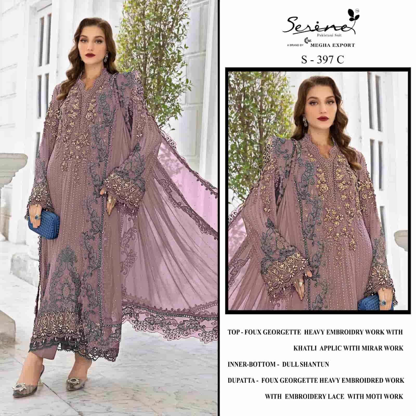 Megha Export S 397 Colors Heavy Designer Style Georgette Embroidered Suit Wholesalers view 2