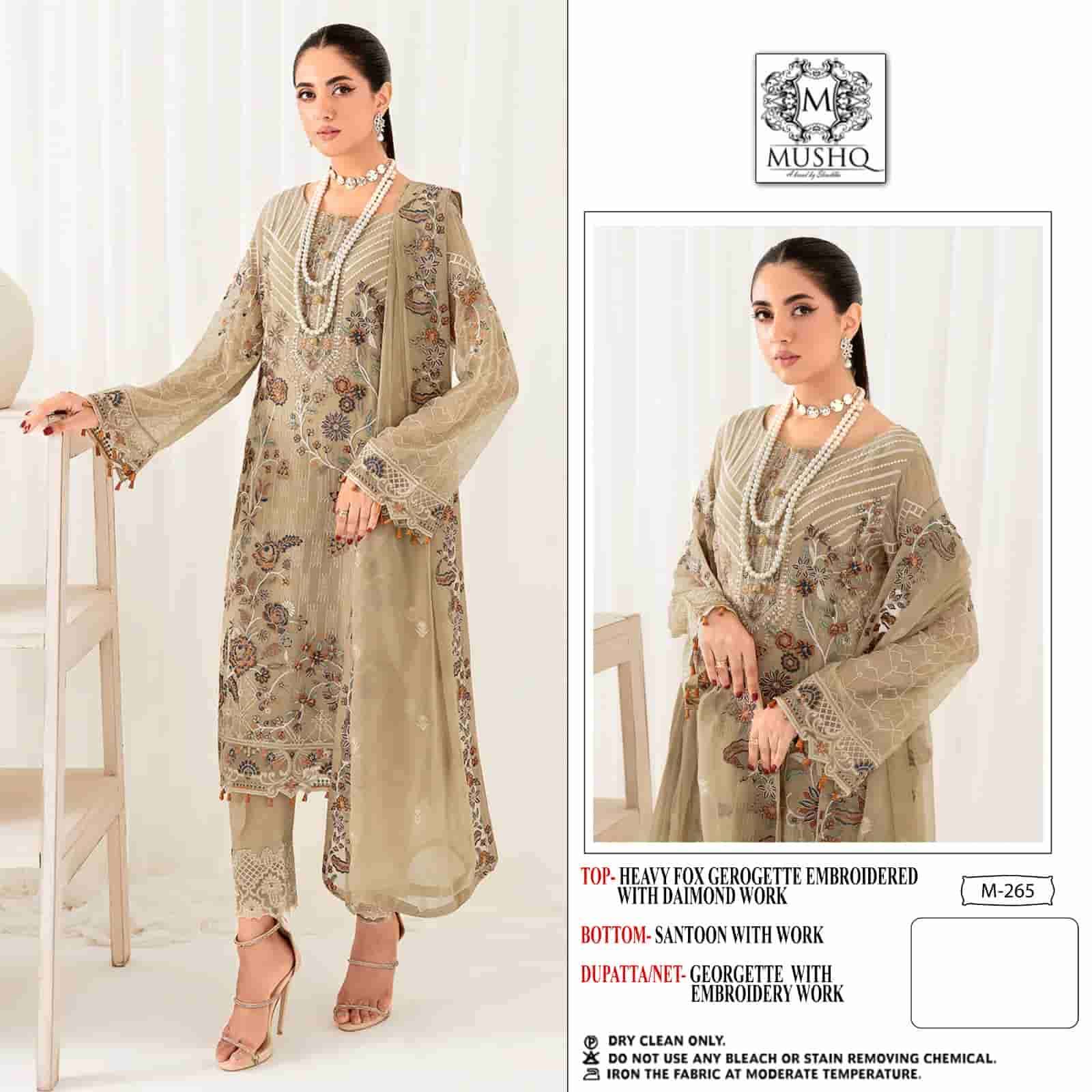 Mushq M-265 Embroidered Pakistani Salwar Suit