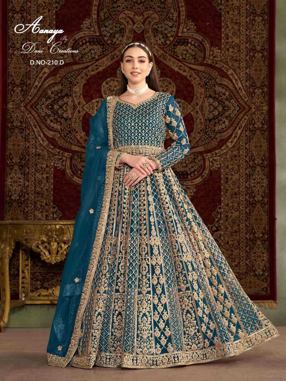 Aanaya Vol 210 Heavy Designer Bridal Wear Dress view 12