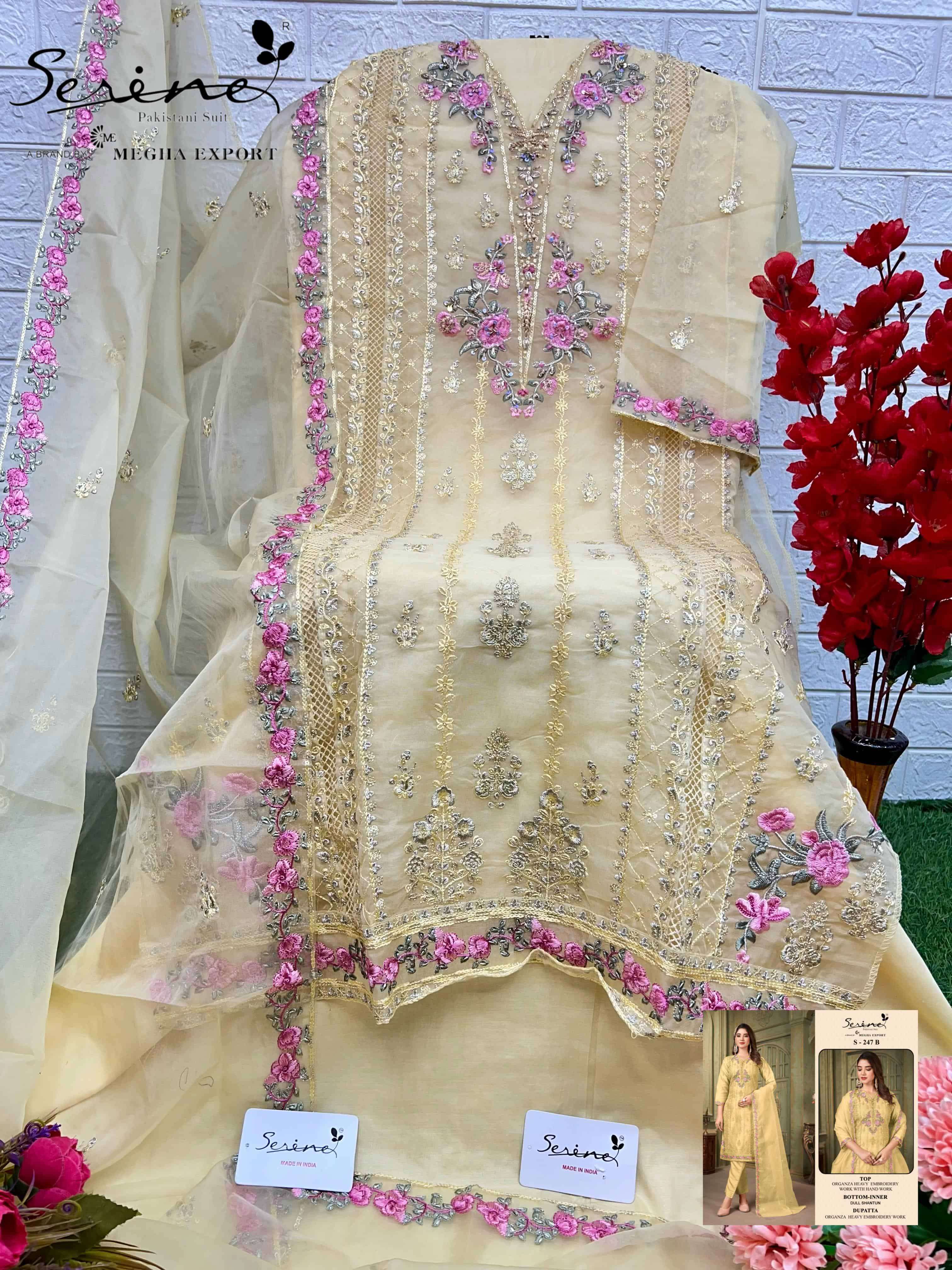 Serin S 247 B Pakistani Festive Wear Style Designer Suit Collection view 2