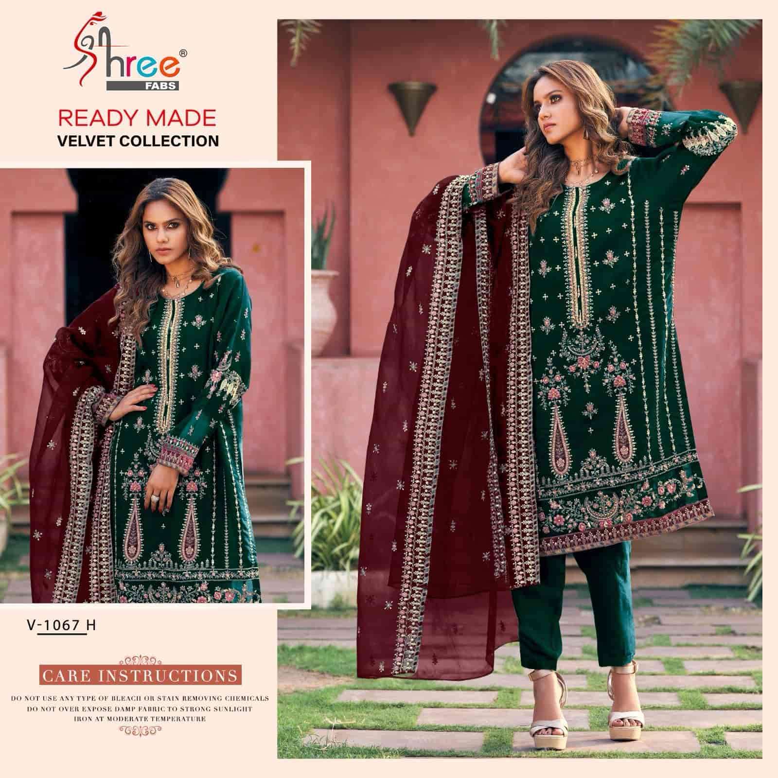 Shree Fabs R 1067 Colors Pakistani Party Wear Style Designer Velvet Suit view 4