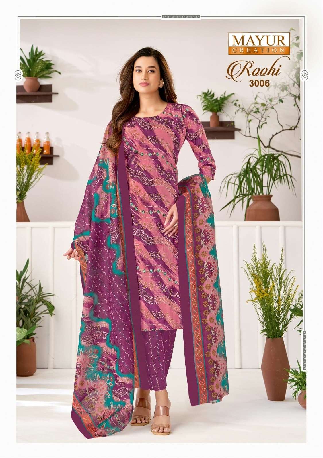 Mayur Roohi Vol 3 Pure Cotton Dress Material view 10