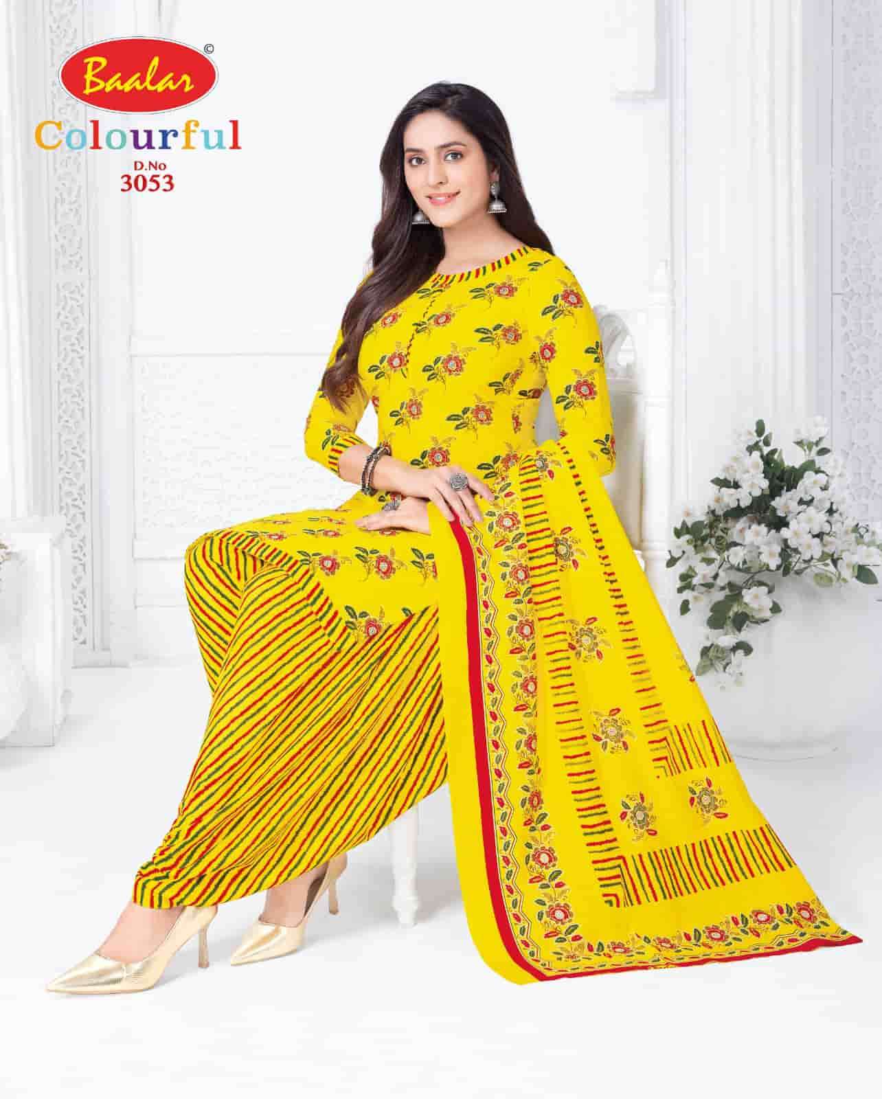 Baalar Colourful Vol 30 Pure Cotton Unstitch Salwar Suit view 32
