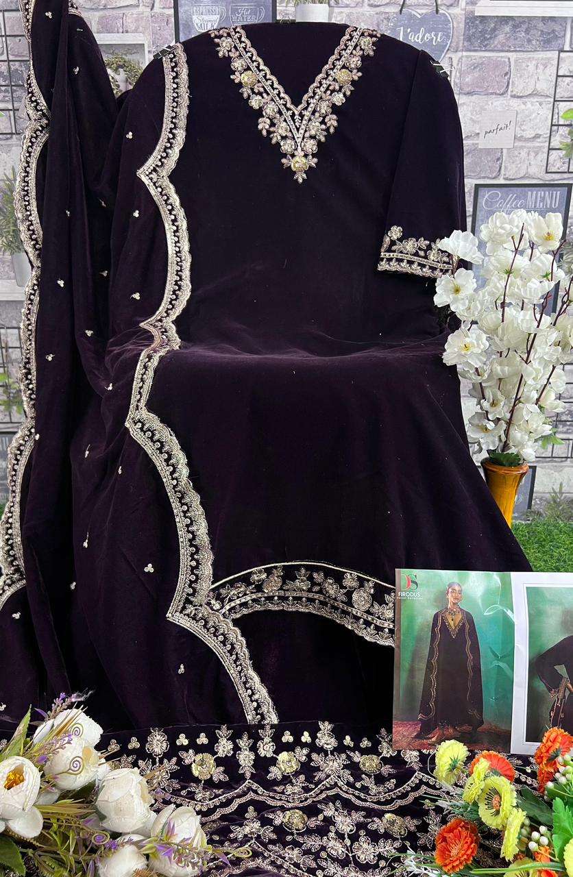 Deepsy Designer Pakistani Velvet Salwar Suit view 2