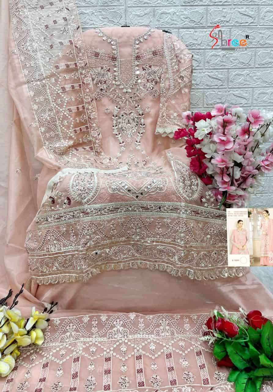 Shree Fabs K 5020 Heavy Embroidered Designer Pakistani Organza Suit Exporter view 2