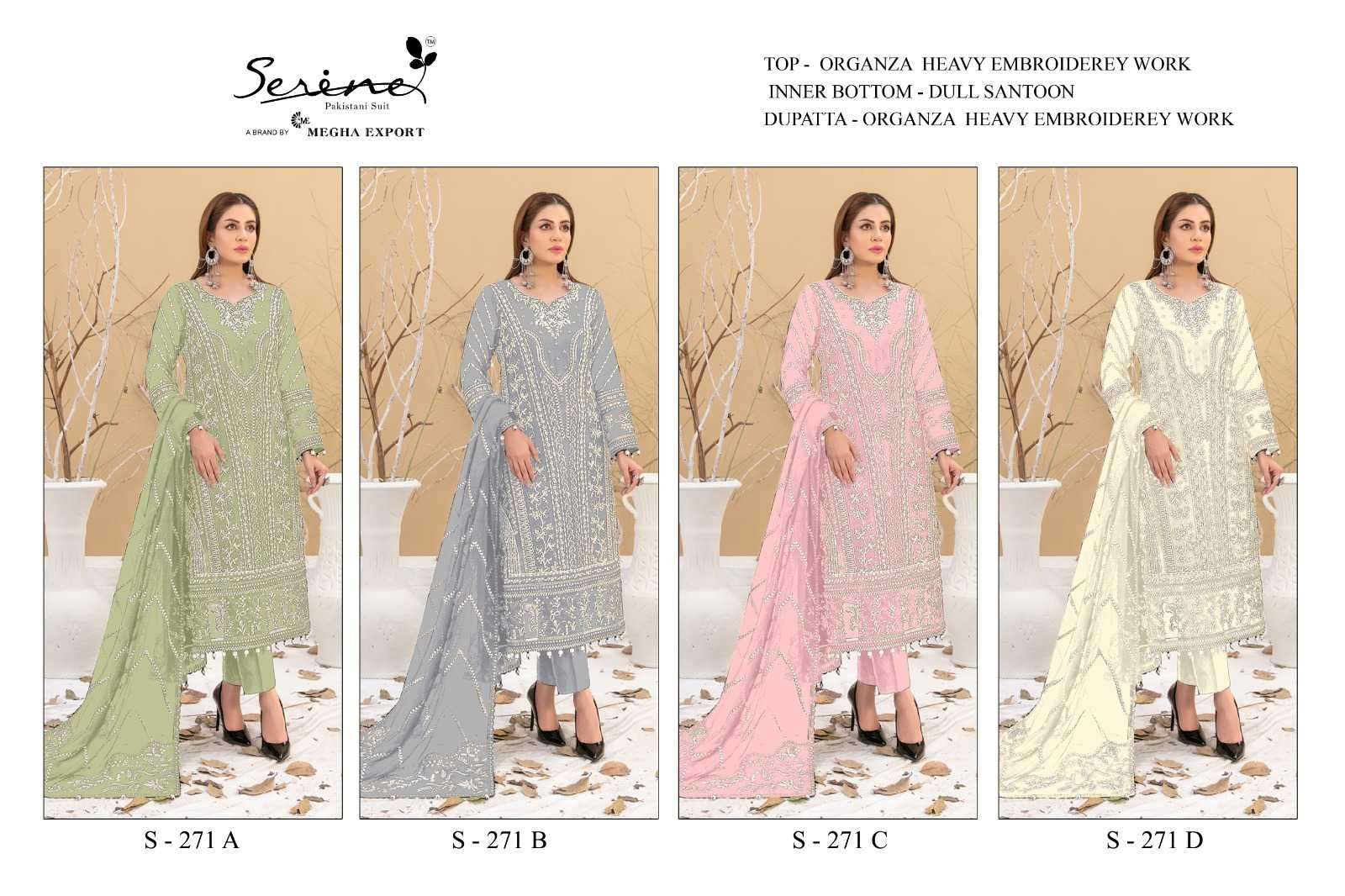Serine S 271 Colors Wedding Wear Pakistani Designer Suit New Arrivals view 4