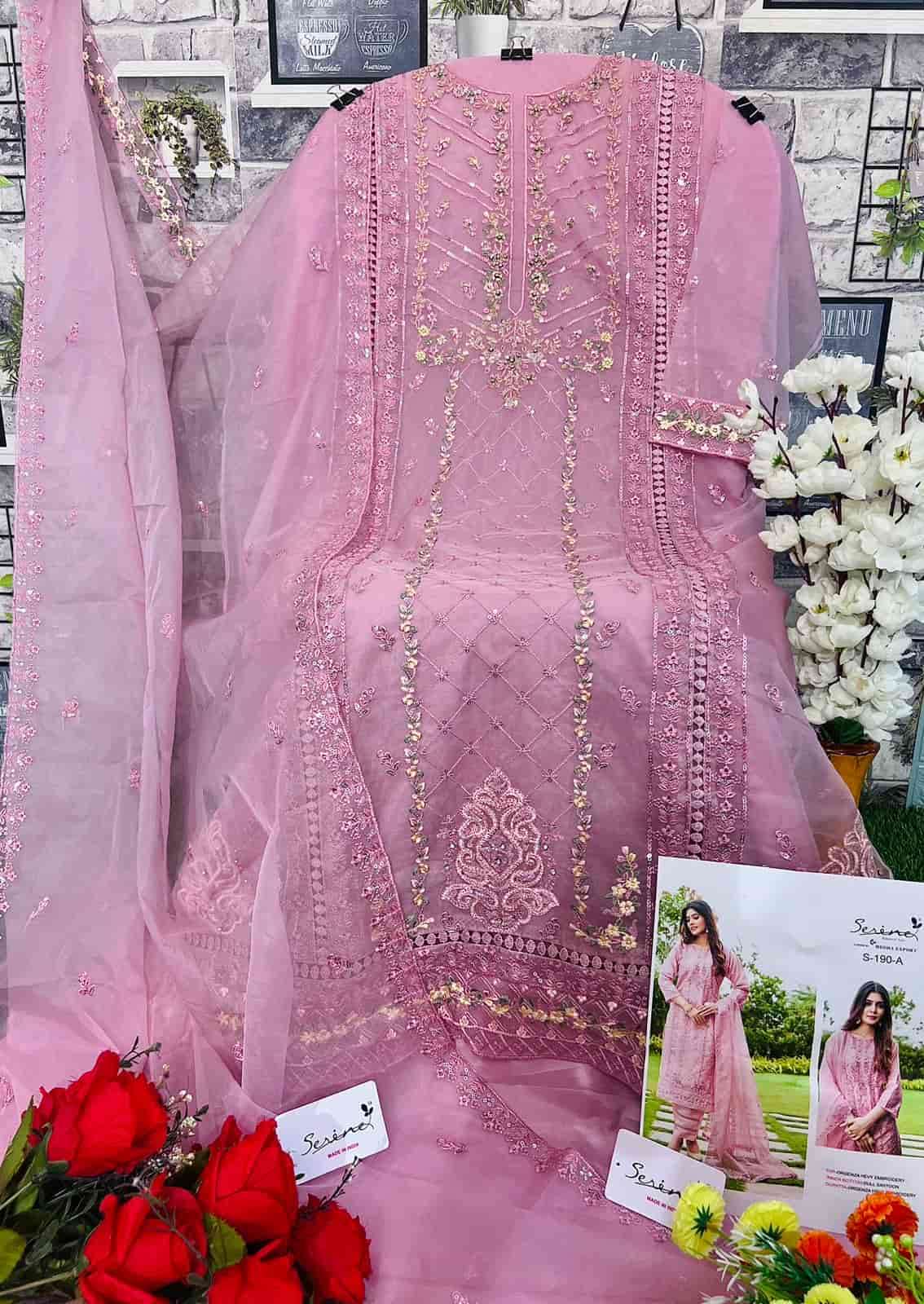 Serine S 190 Colors Pakistani Party Wear Style Latest Designer Salwar Suit Wholesalers view 9