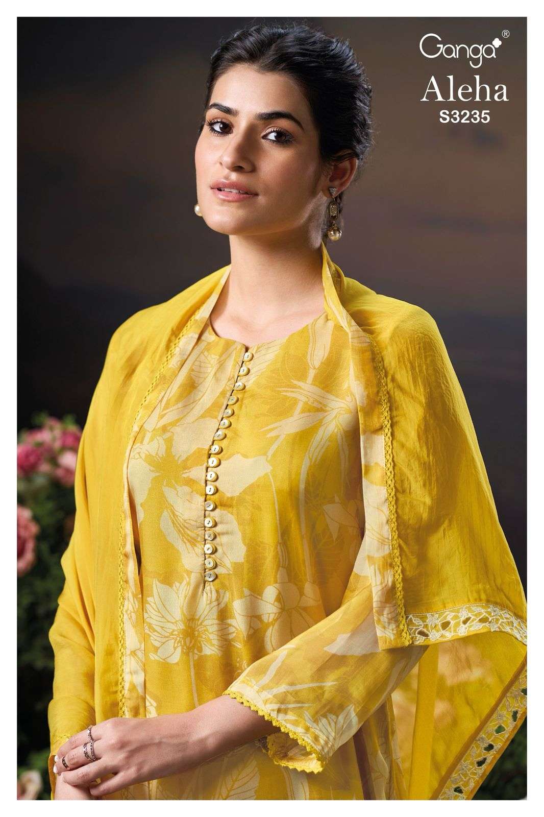 Ganga Fashion Aleha 3235 Exclusive Organza Silk Latest Suits view 5