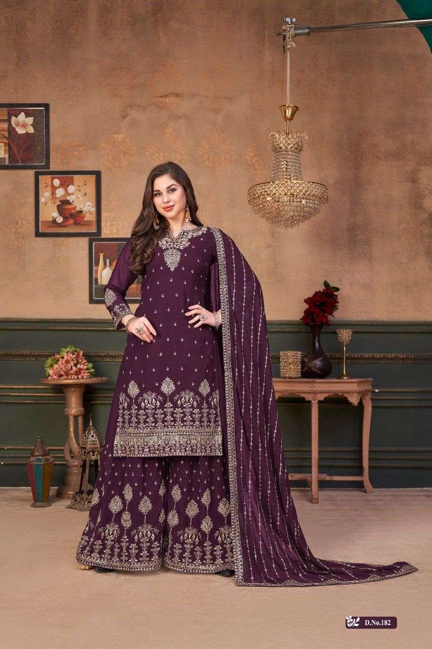 Aanaya Vaani Vol 18 Georgette Party Wear Palazzo Style Suit view 6
