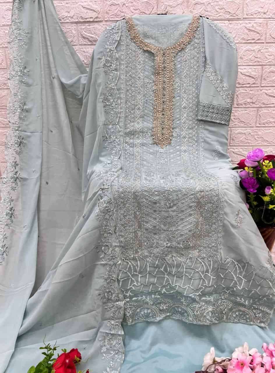 Serine S 298 B Festive Wear Style Exclusive Designer Georgette Suit Ensemble view 2