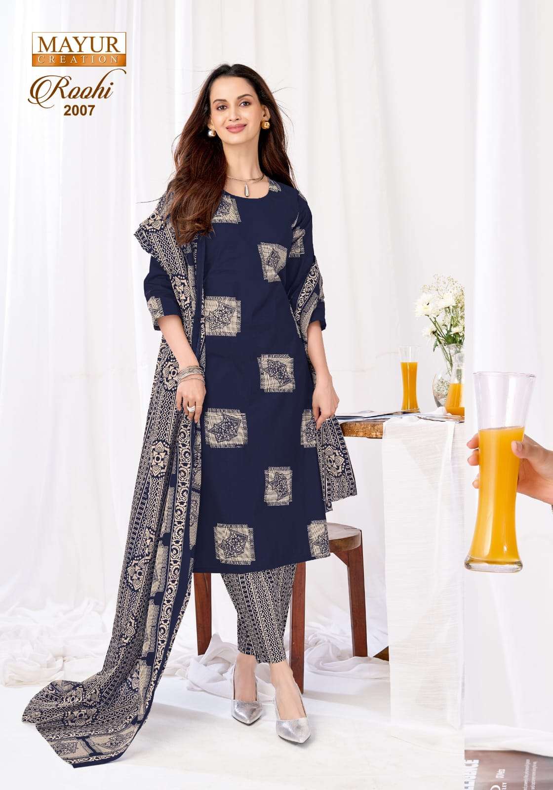 Mayur Roohi Vol 2 Pure Cotton Dress Material view 11