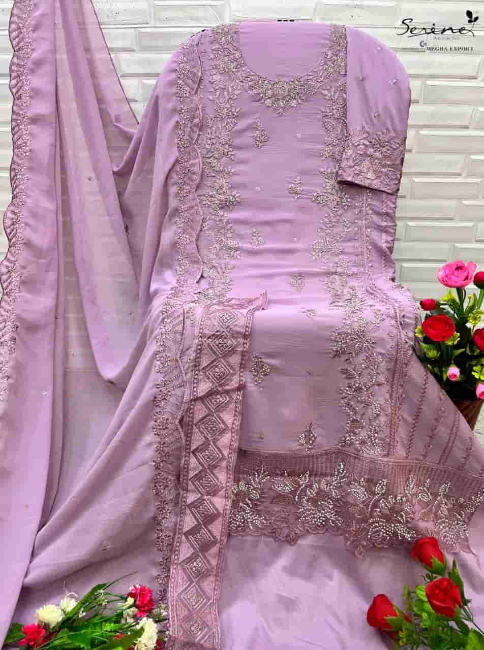 Serine S 382 F Pakistani Georgette Embroidered Salwar Suit Ensemble view 2