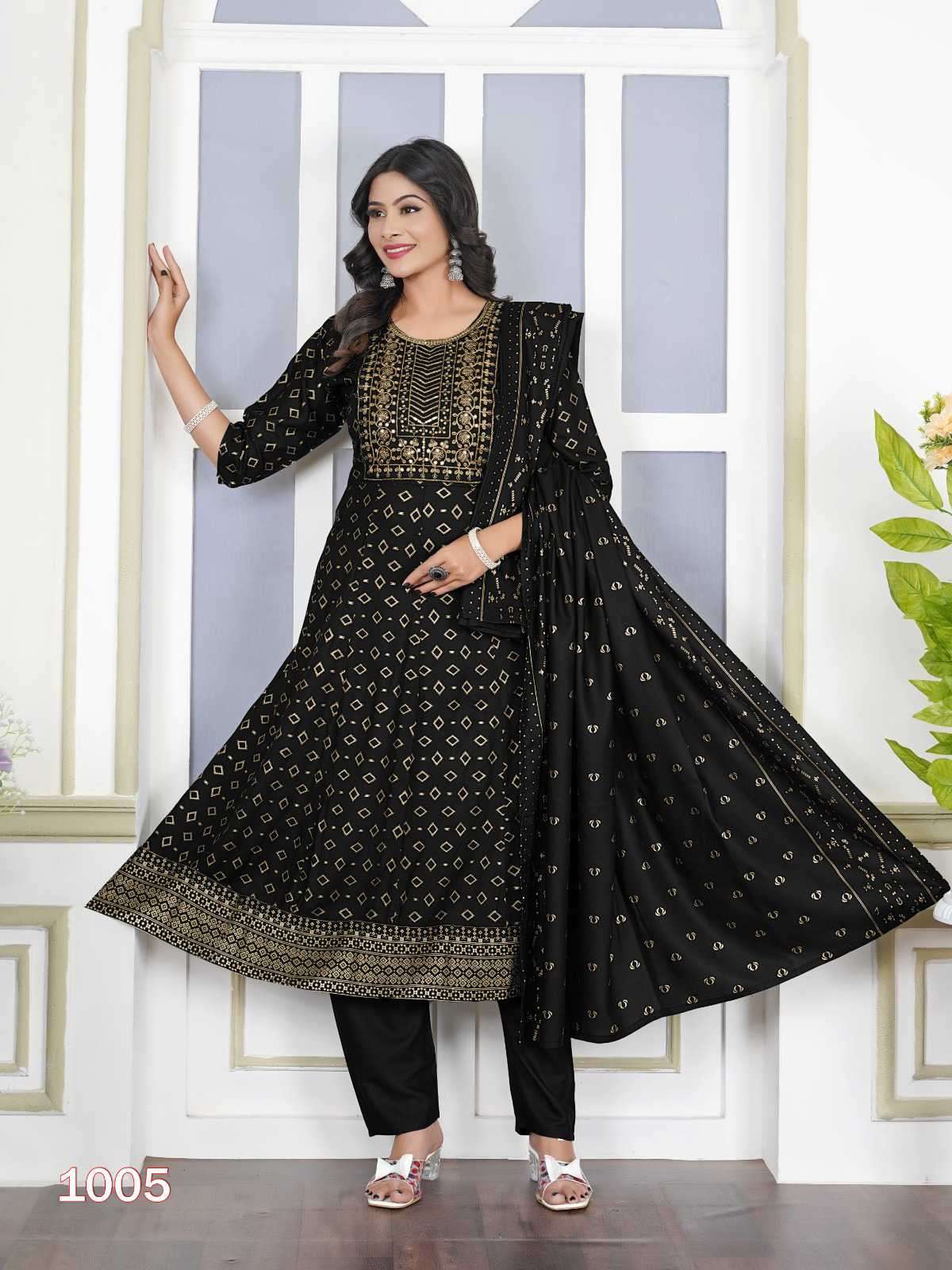 Padmavati Akira Vol 2 Anarkali Pattern Readymade 3 Piece Set Catalogs view 11