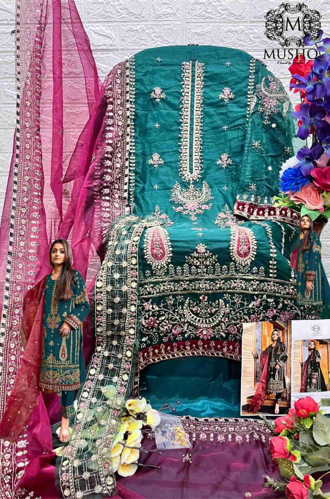 Mushq M 187 Colors Pakistani Suit Collection view 2