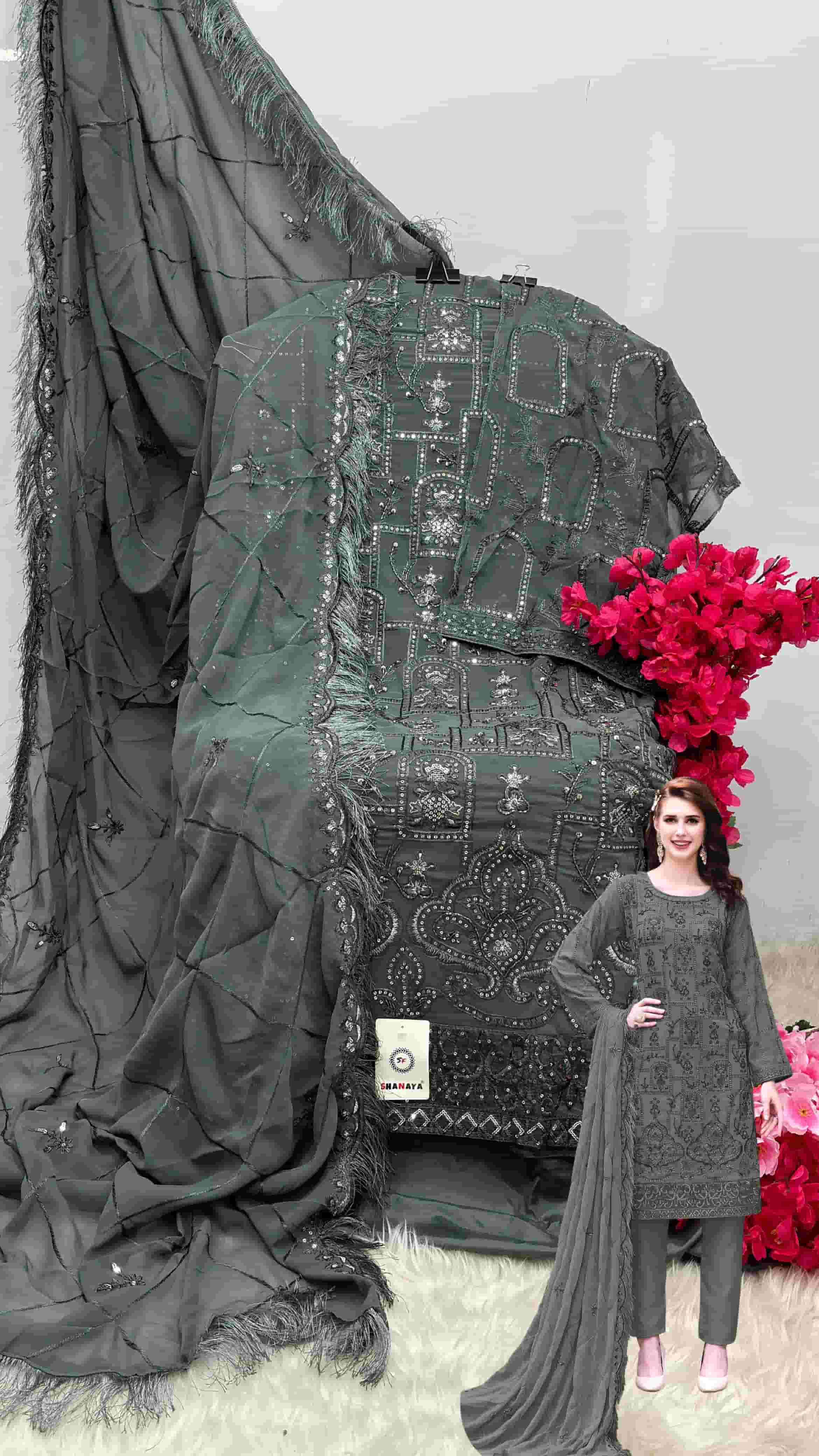 Shanaya S 151 C Exclusive Designer Festive Wear Pakistani Dress Collection view 3
