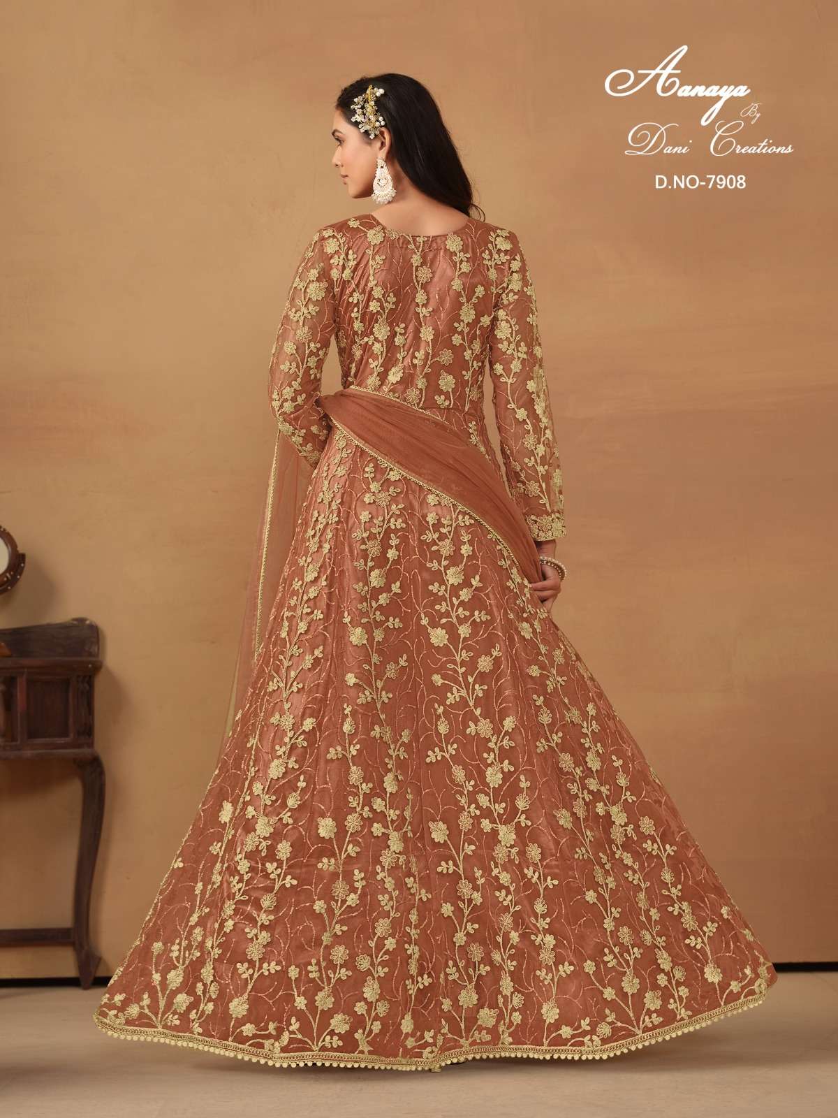 Aanaya Vol 179 7905 To7908 New Colors Wedding Wear Designer Dress Catalog Exporter view 12