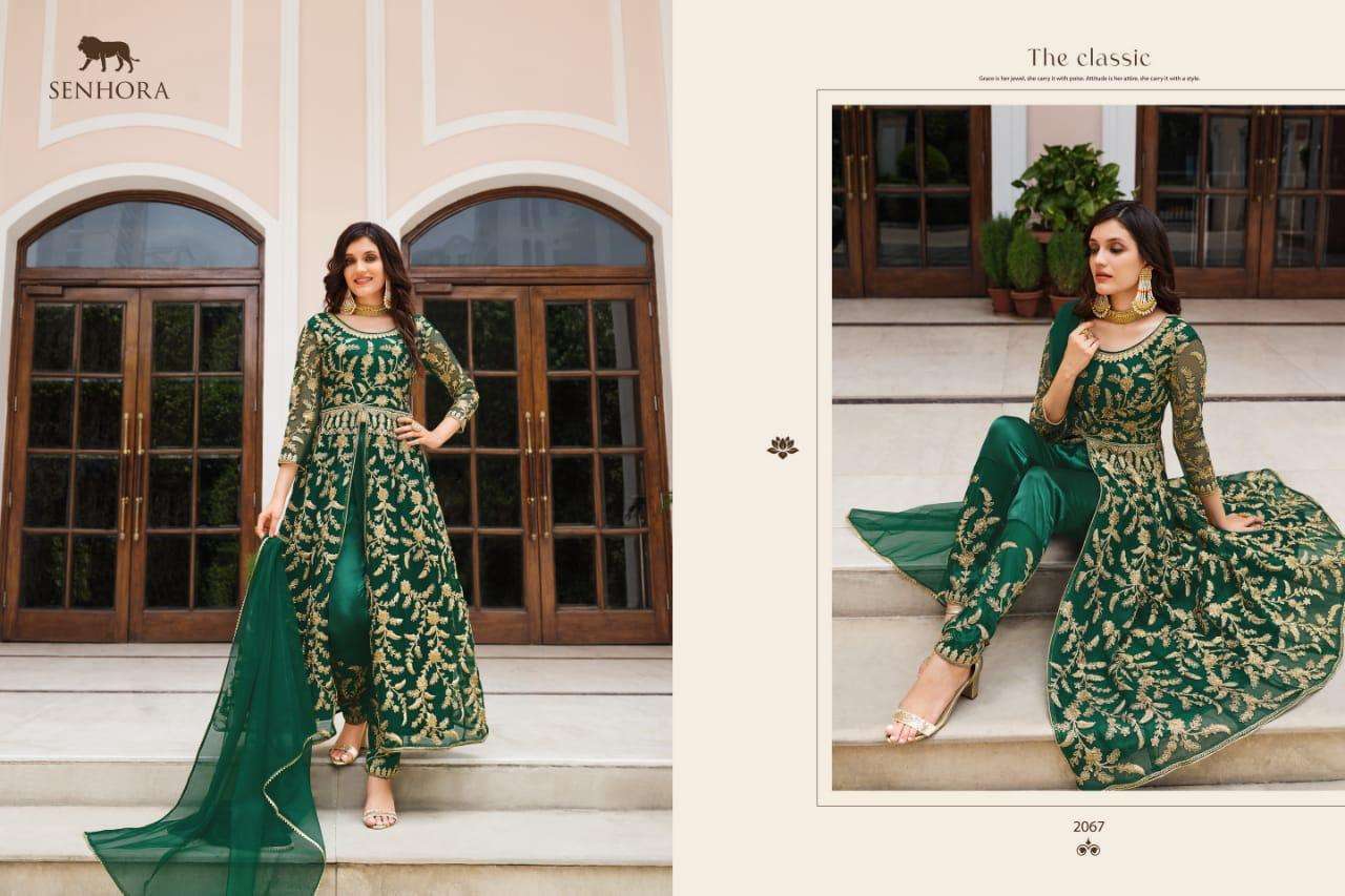 Senhora Sharmin Designer Party Wear Anarkali Suit Collection view 8