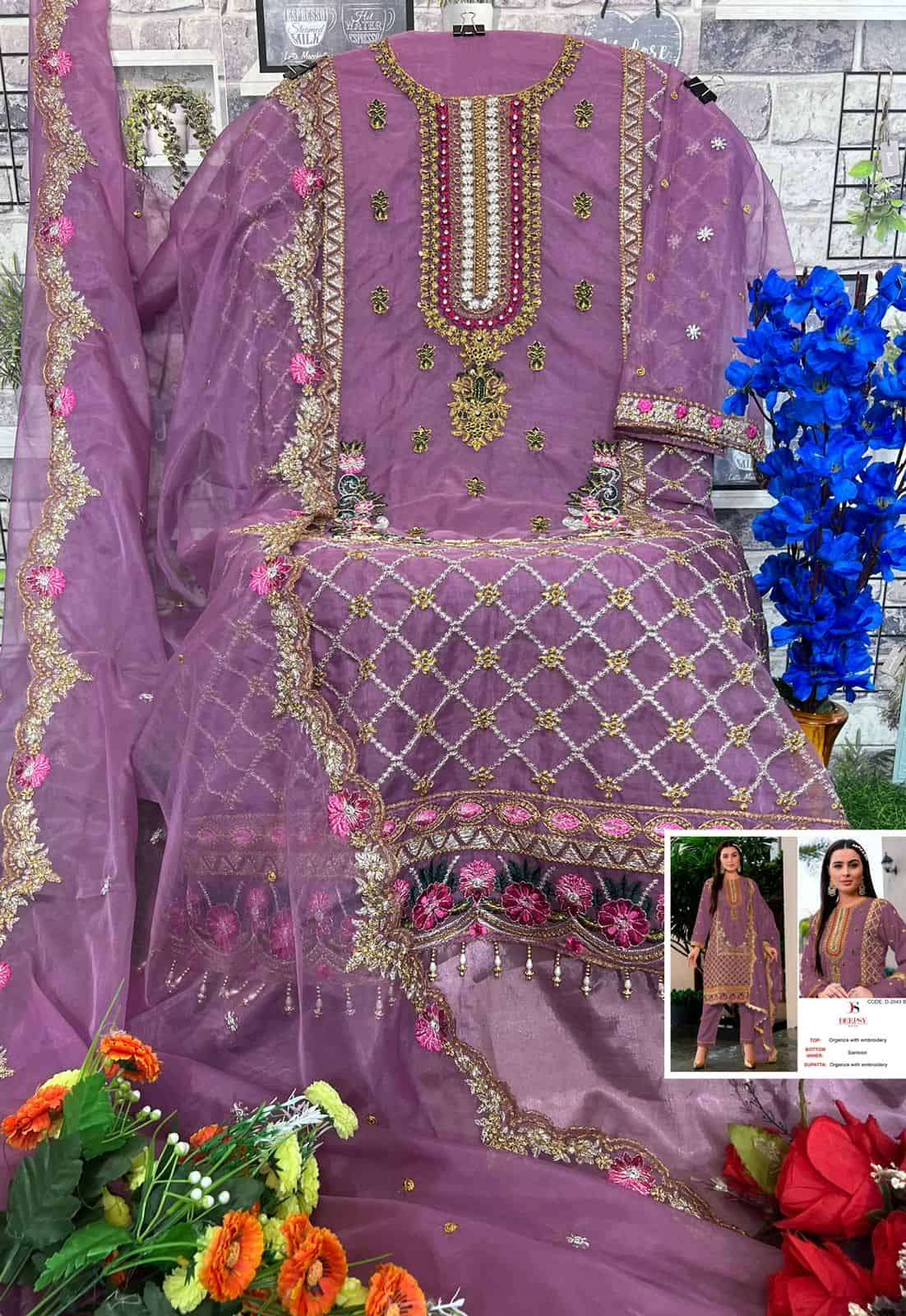 Deepsy D 2043 Colors New Designs Pakistani Festive Wear Salwar Suit Wholesalers view 7