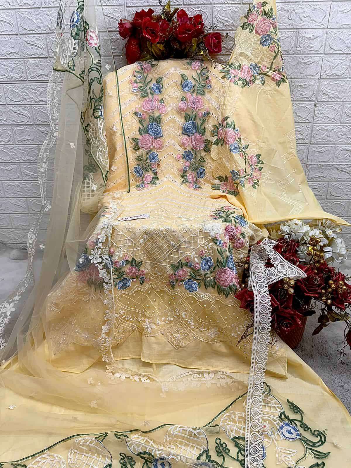 Fepic Rosemeen Cotton Embroidered Salwar Suit view 2