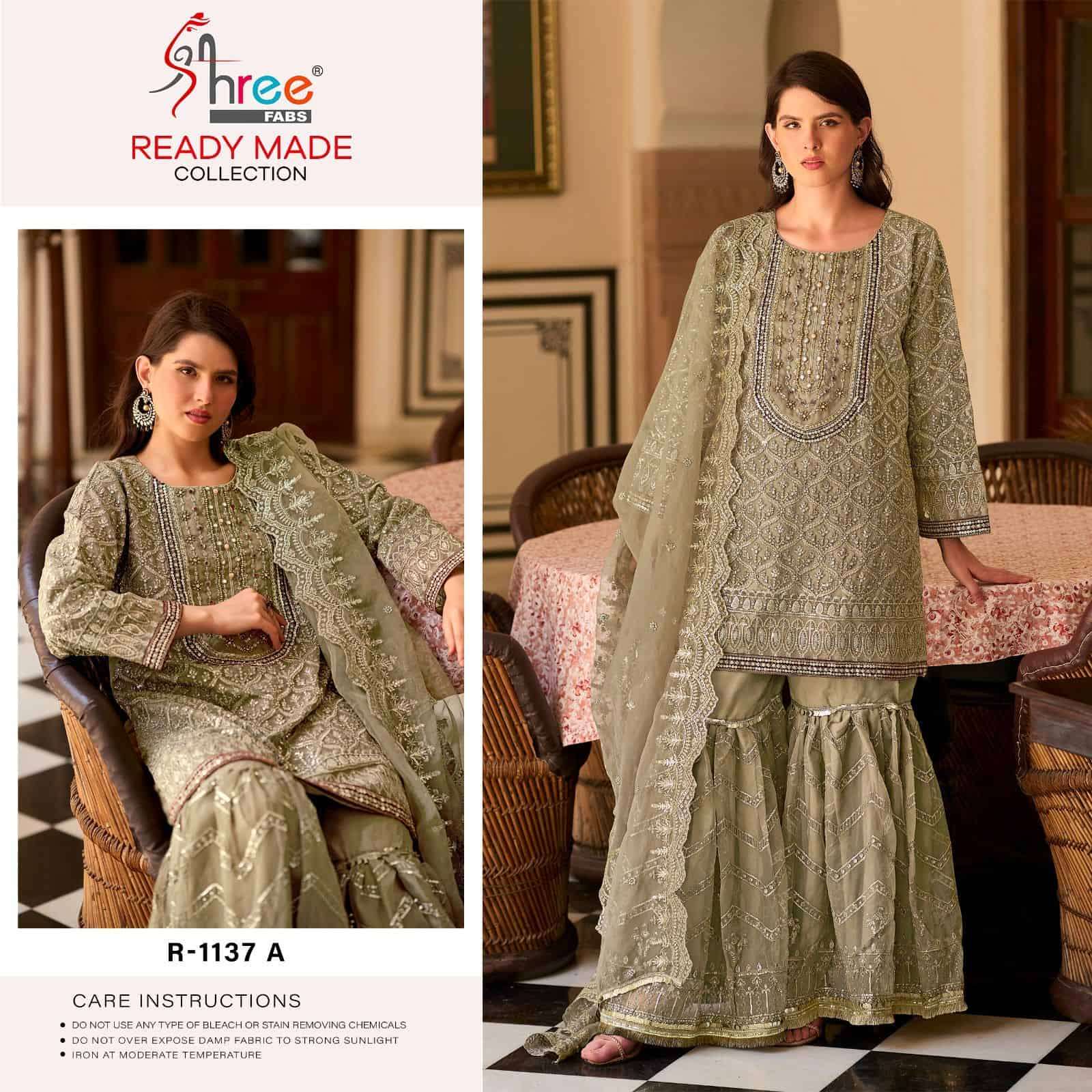 Shree Fabs R 1137 Organza Pakistani Suit view 10