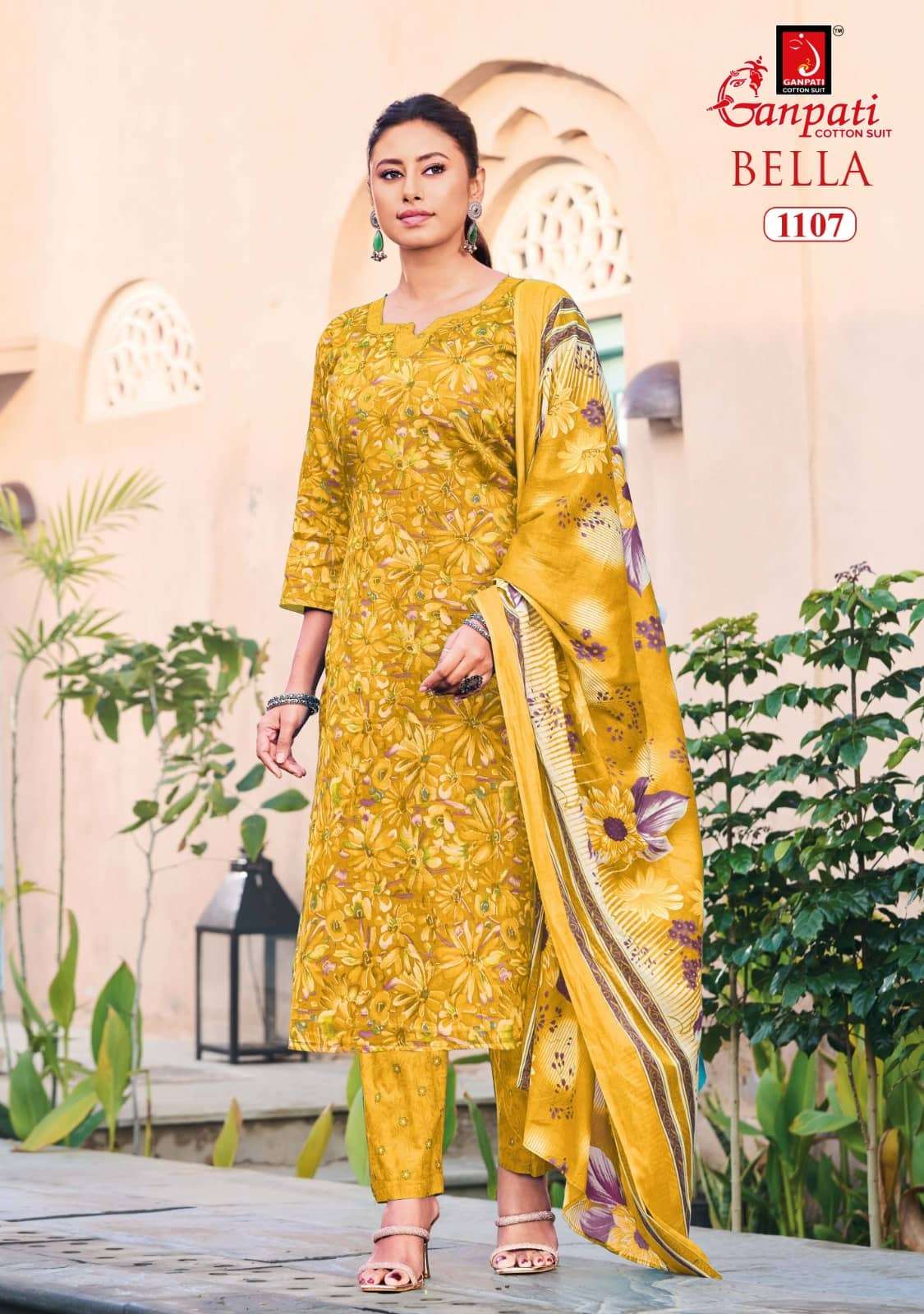 Ganpati Bella Vol 11 Premium Cotton Ladies Dress Exporters view 9