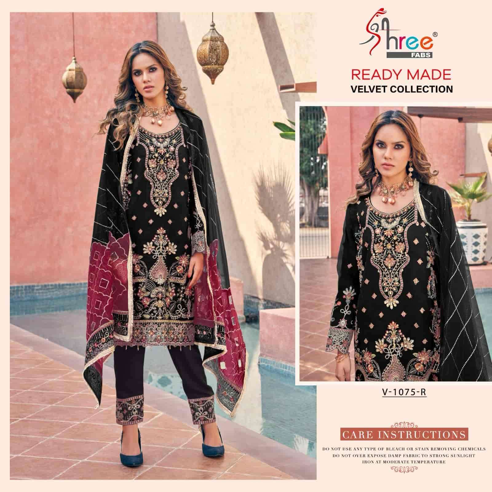 Shree Fabs Velvet Pakistani Designer Suit view 3