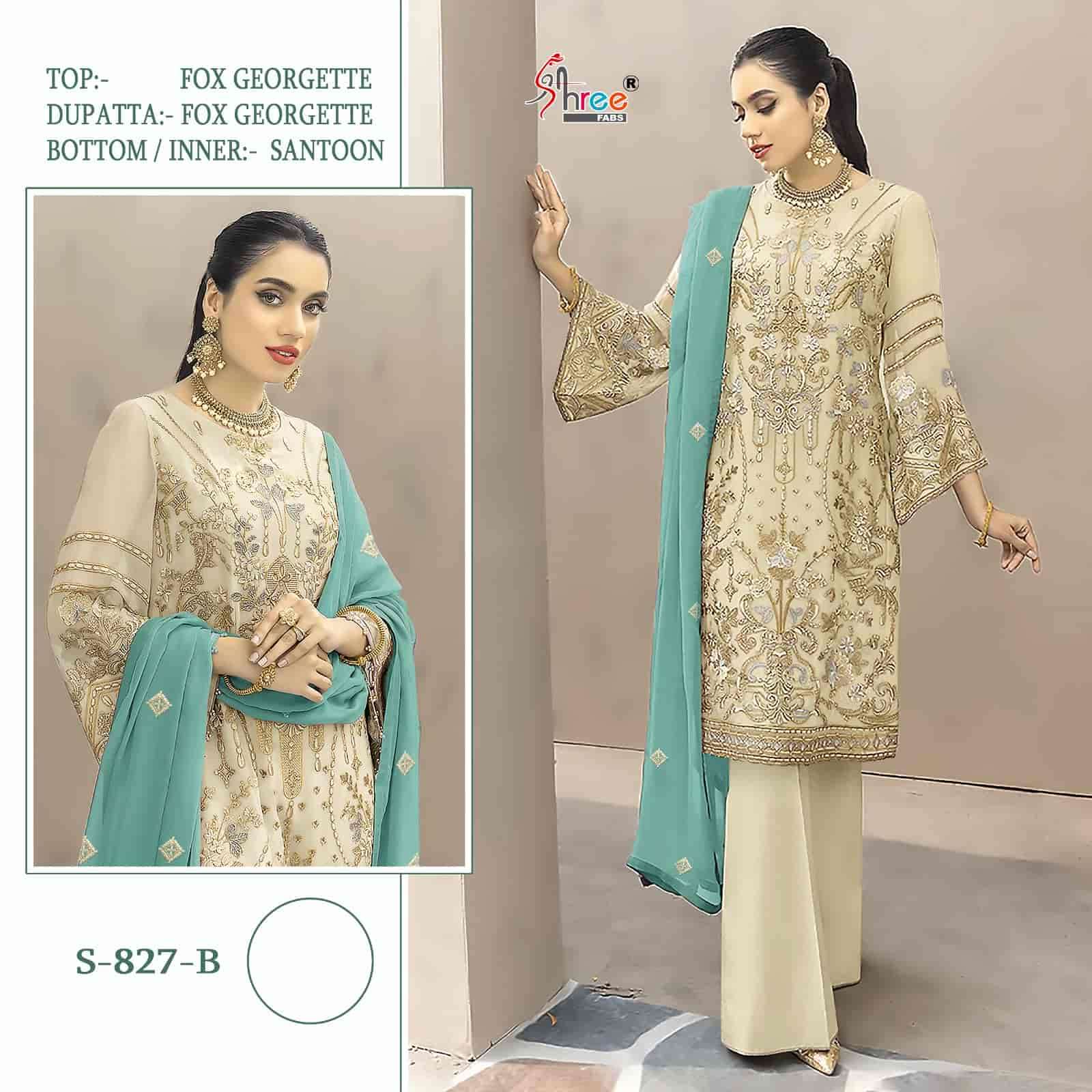 Shree Fabs S 827 Colors Pakistani Festive Wear Style Designer Salwar Suit Dealrs view 3