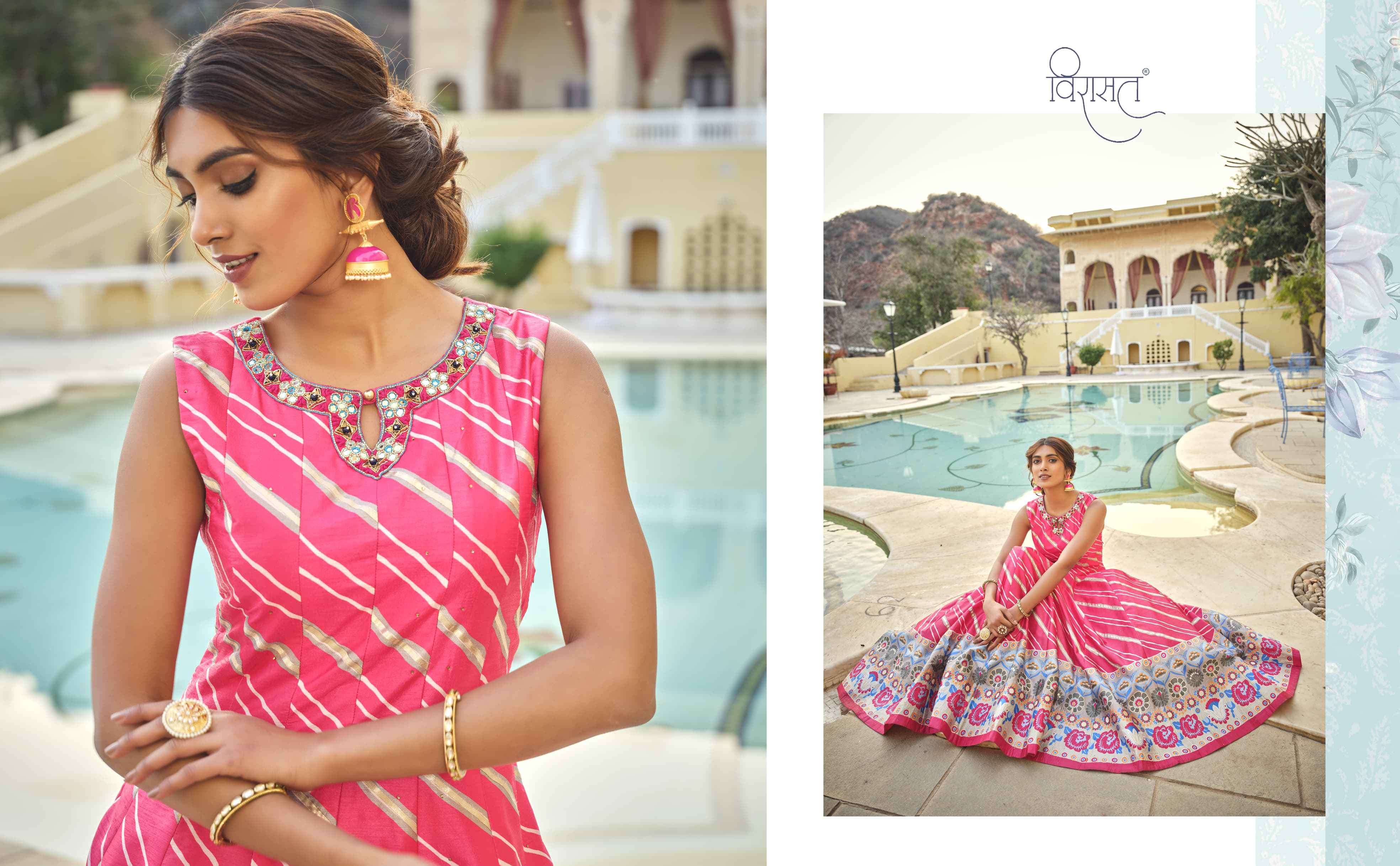 Virasat Peshwai 4001 To 4006 Exclusive Designer Gown view 13