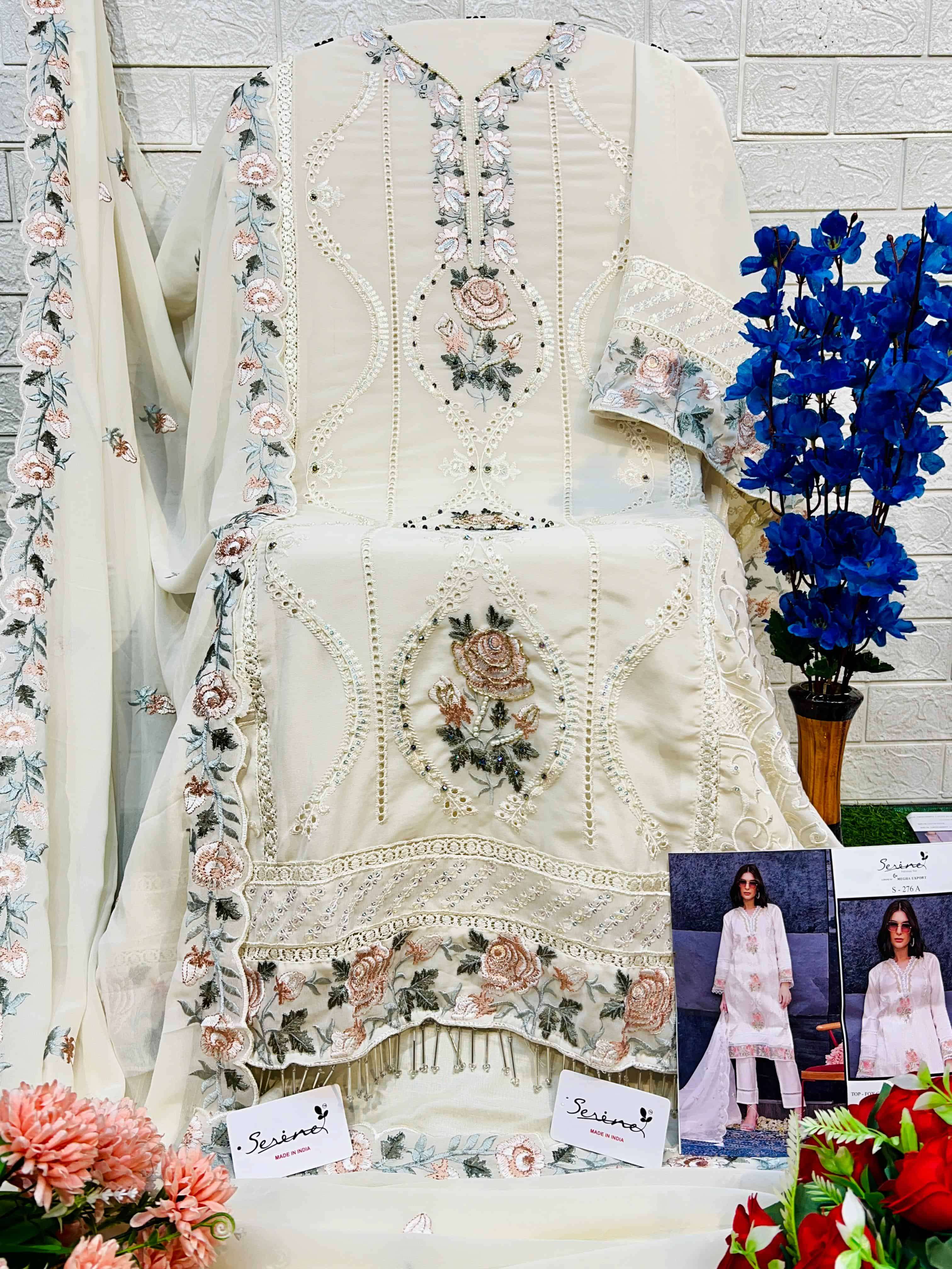 Serine S-276 A Embroidered Pakistani Suit view 2