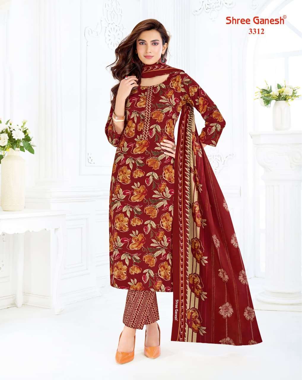 Shree Ganesh Samaiyra Vol 23 Printed Pure Cotton Suit Catalog view 7