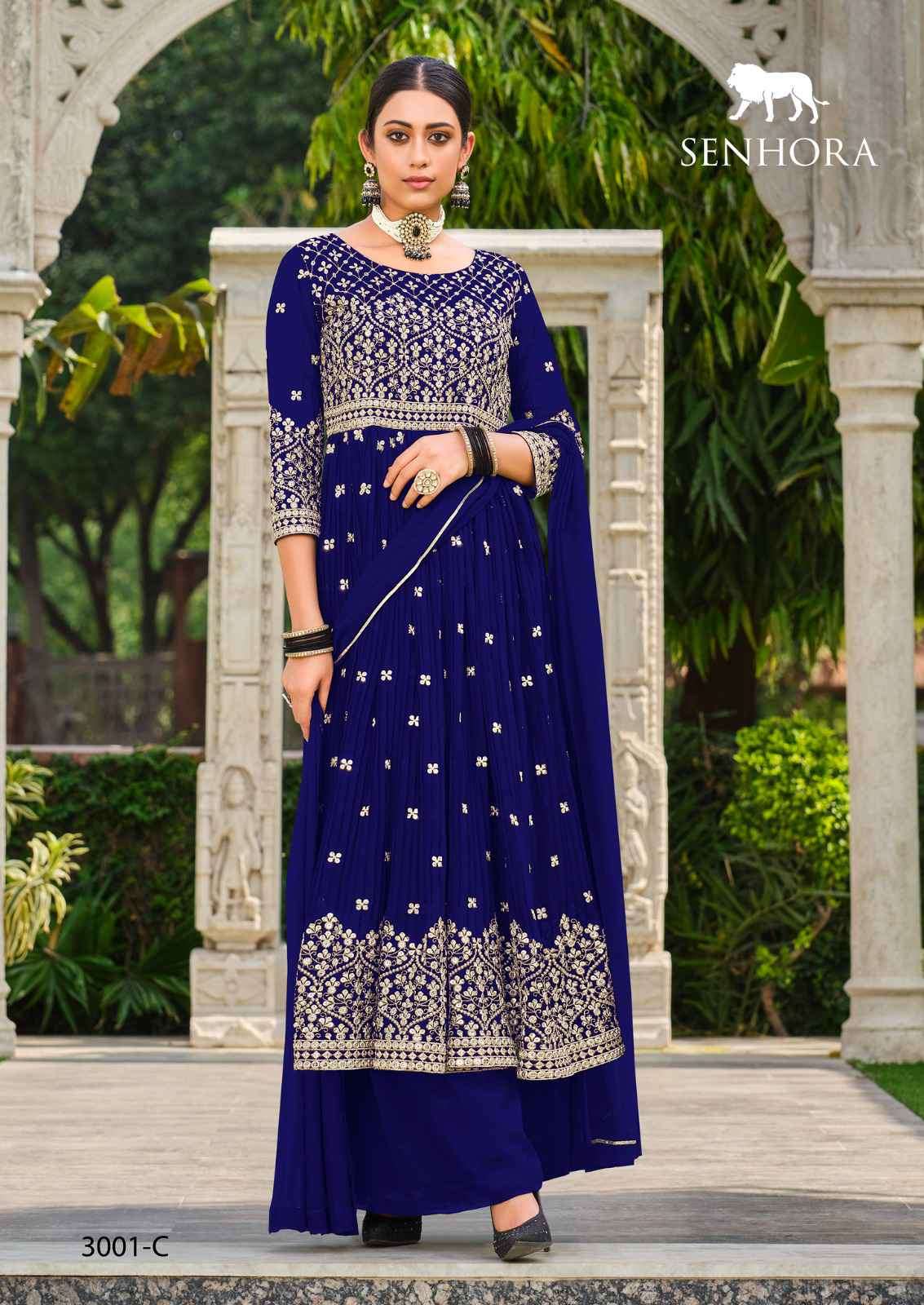 Senhora Rumana 3001 Colors Designer Nayra Style Dress Festive Collection view 6