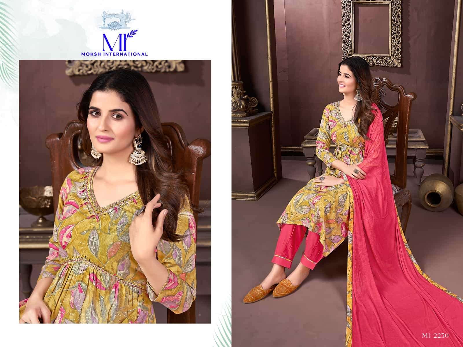 Moksh Afgani Alia Vol 2 Fancy Premium Designer alia Style Dress Buy Online view 2
