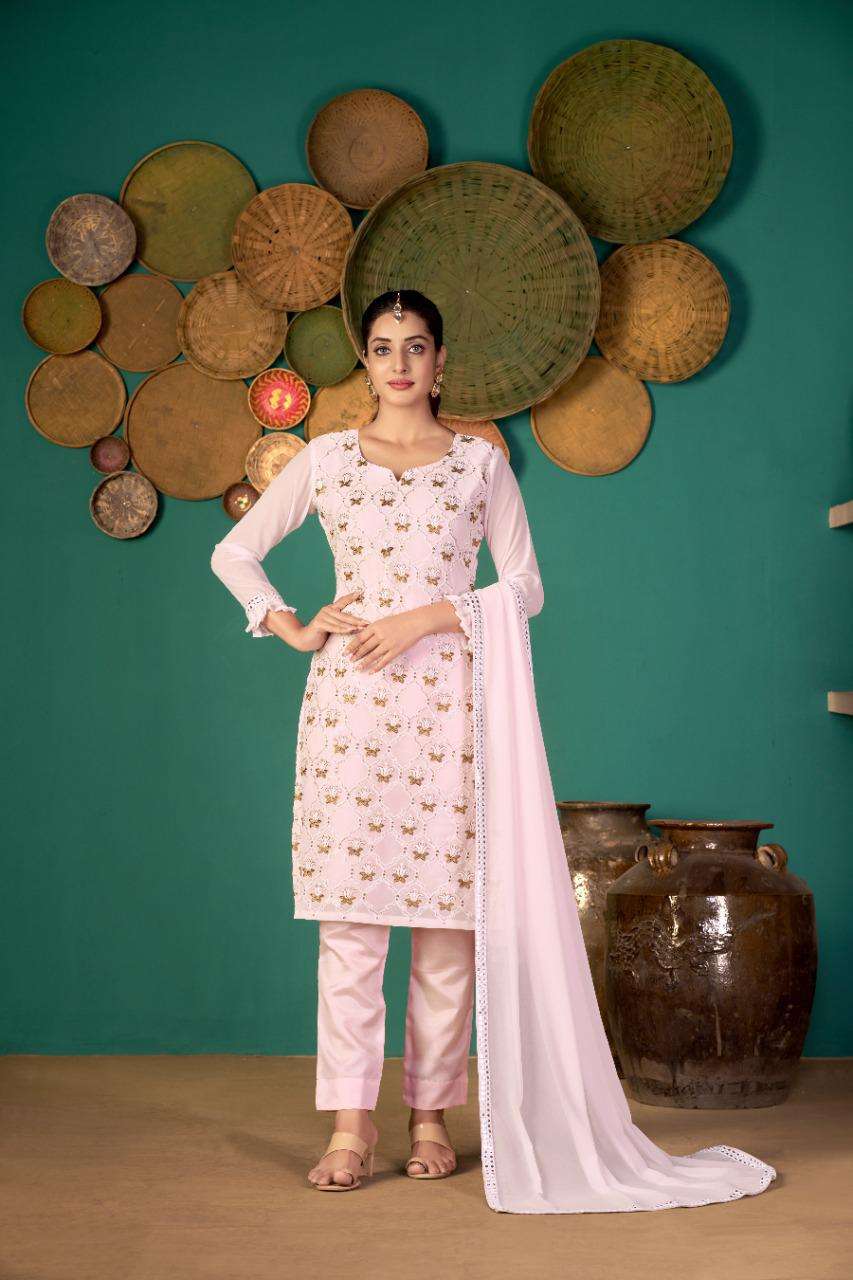 Zeeya Ruhani Faux Georgette Party Salwar Suit view 11