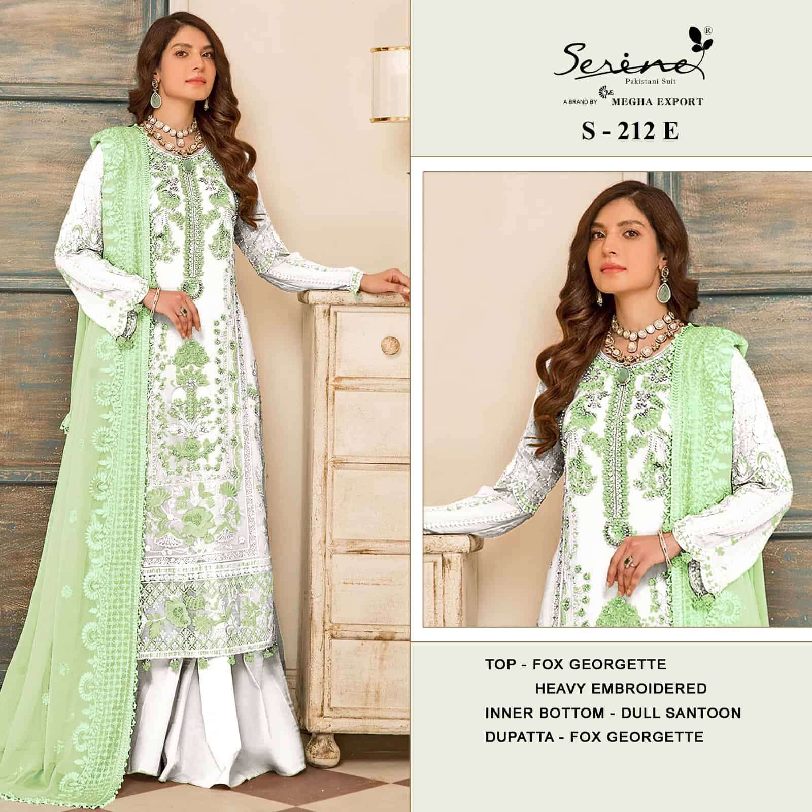 Megha Export S 212 Colors Fancy Designer Style Latest Pakistani Suit Wholesalers view 3