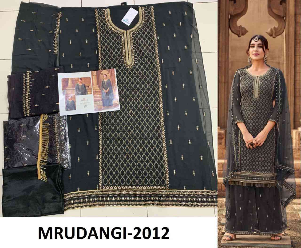 Mrudangi Gulabo 2009 To 2013 Party Wear Gharara Designer Dress view 8