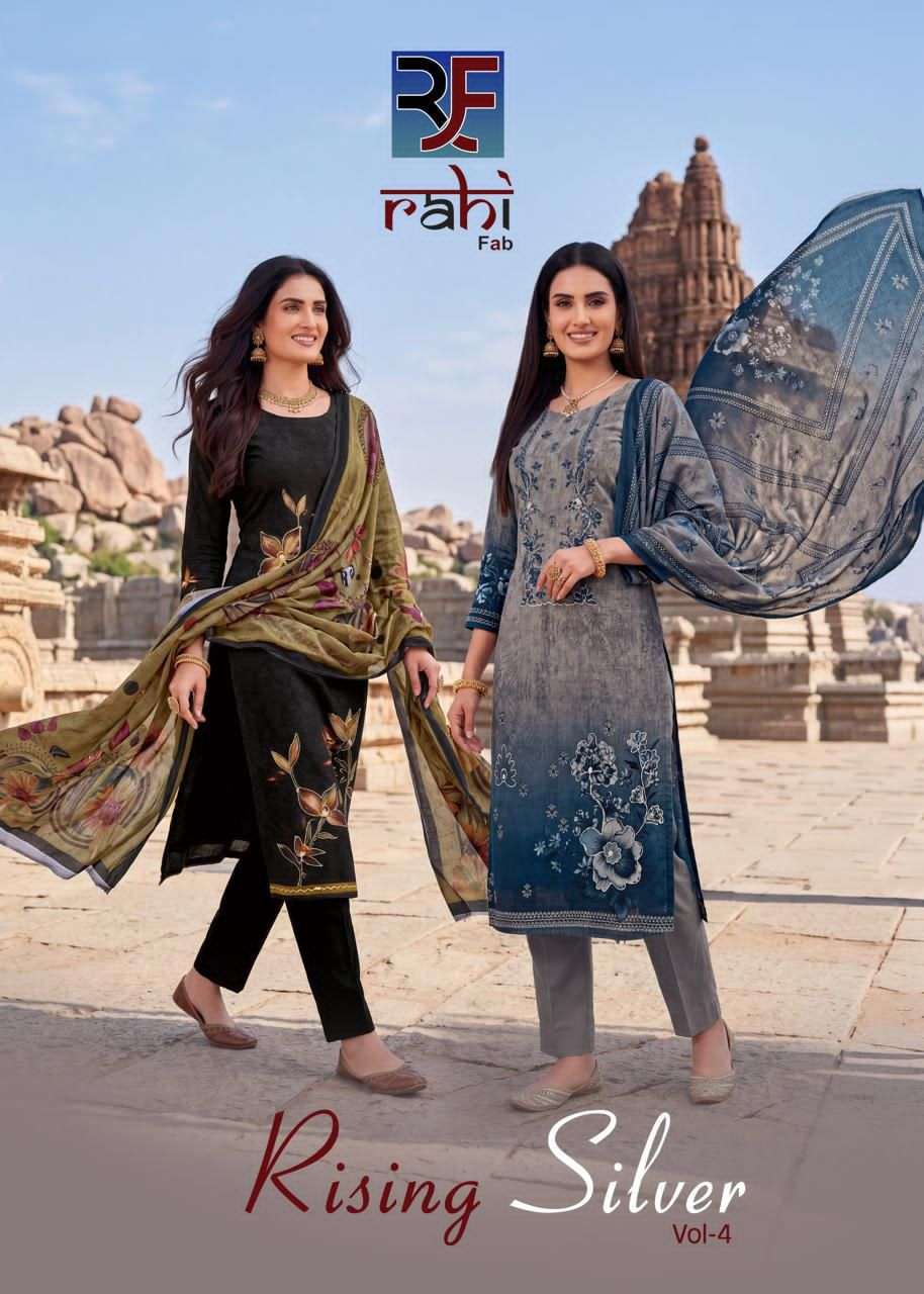 Rahi Fab Rising Silver Vol 4 Fancy Cotton Salwar Kameez Catalog view 2